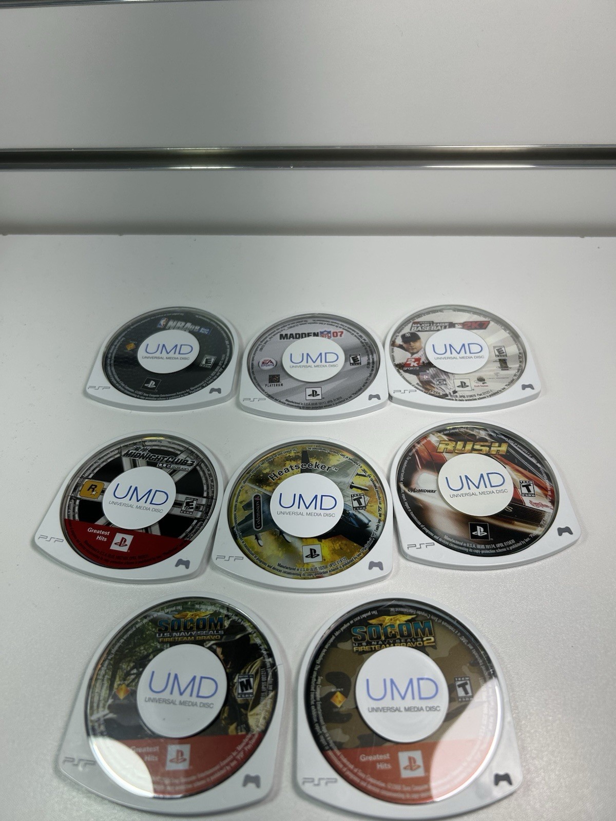 Sony Playstation Portable PSP Handheld Game System – Tested & Reset W/ 8 Games