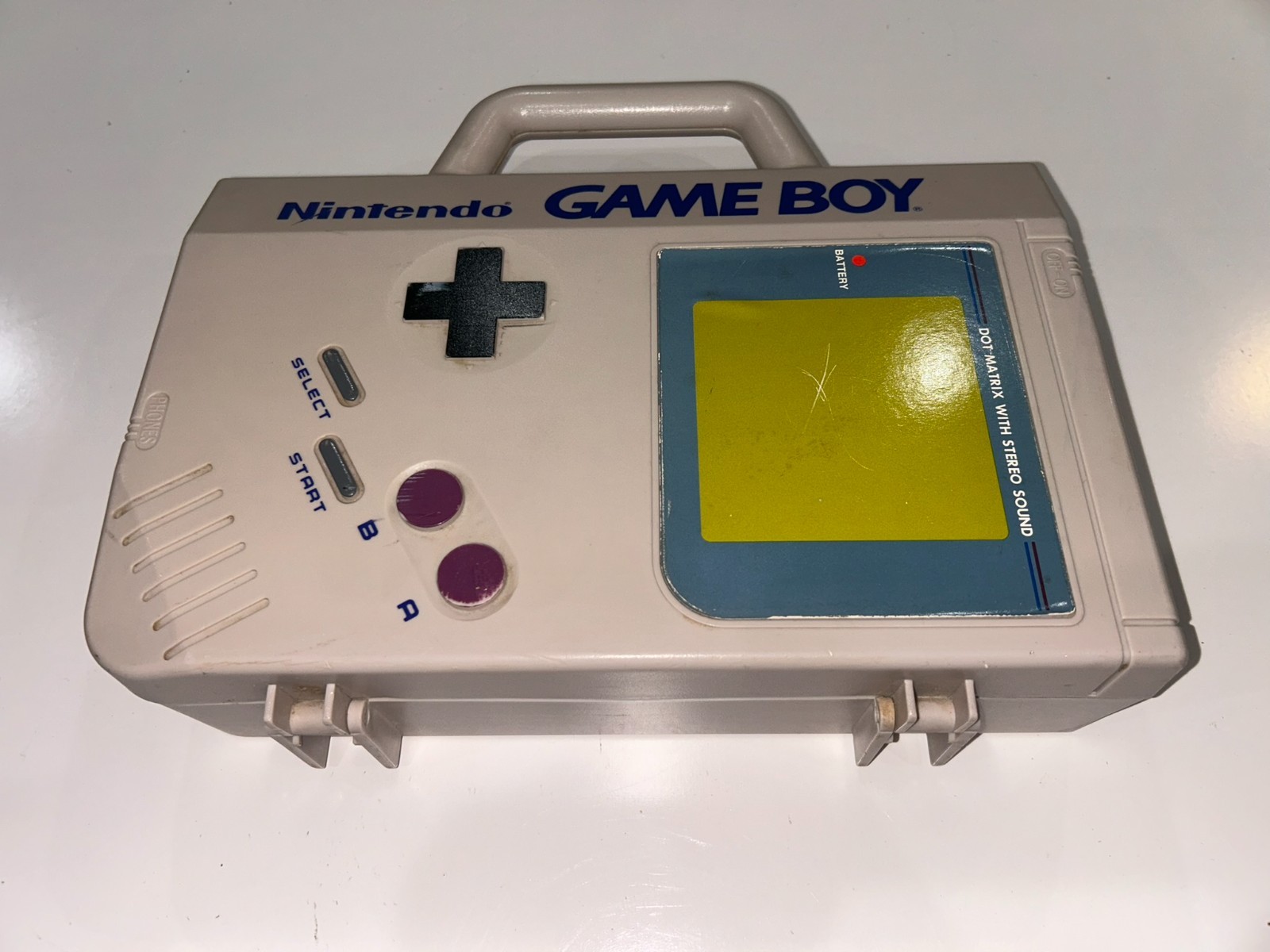 Nintendo Game Boy Hard Plastic Travel Case + Light Boy + Dead Battery Pack #2