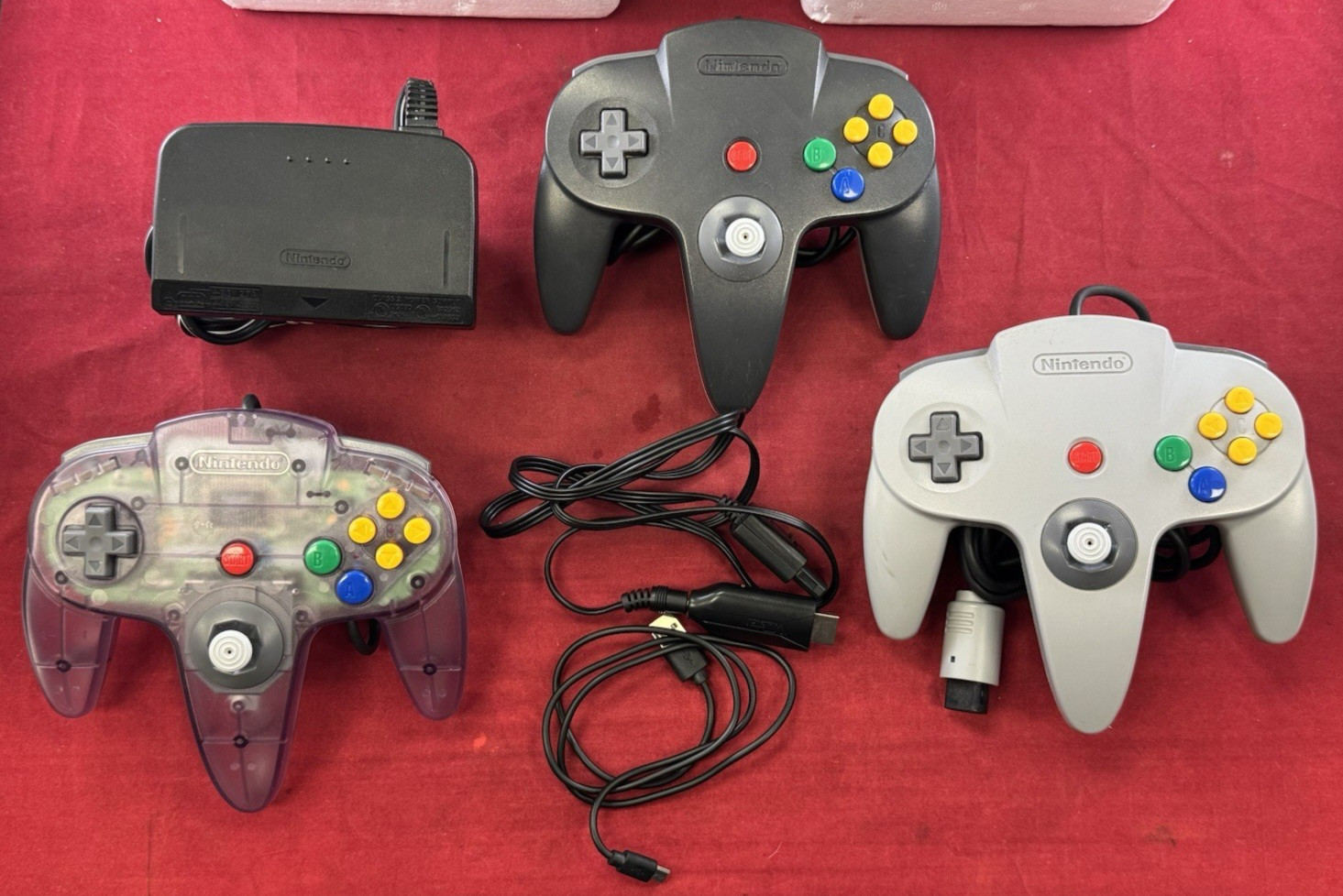 Nintendo 64 Console In Original Box w/ 3 Controllers