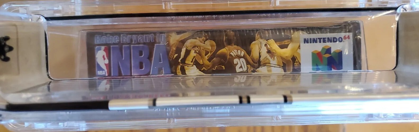 Kobe Bryant in NBA Courtside WATA 7.5 A Sealed Nintendo 64 N64 1998 NETFLIX SOON