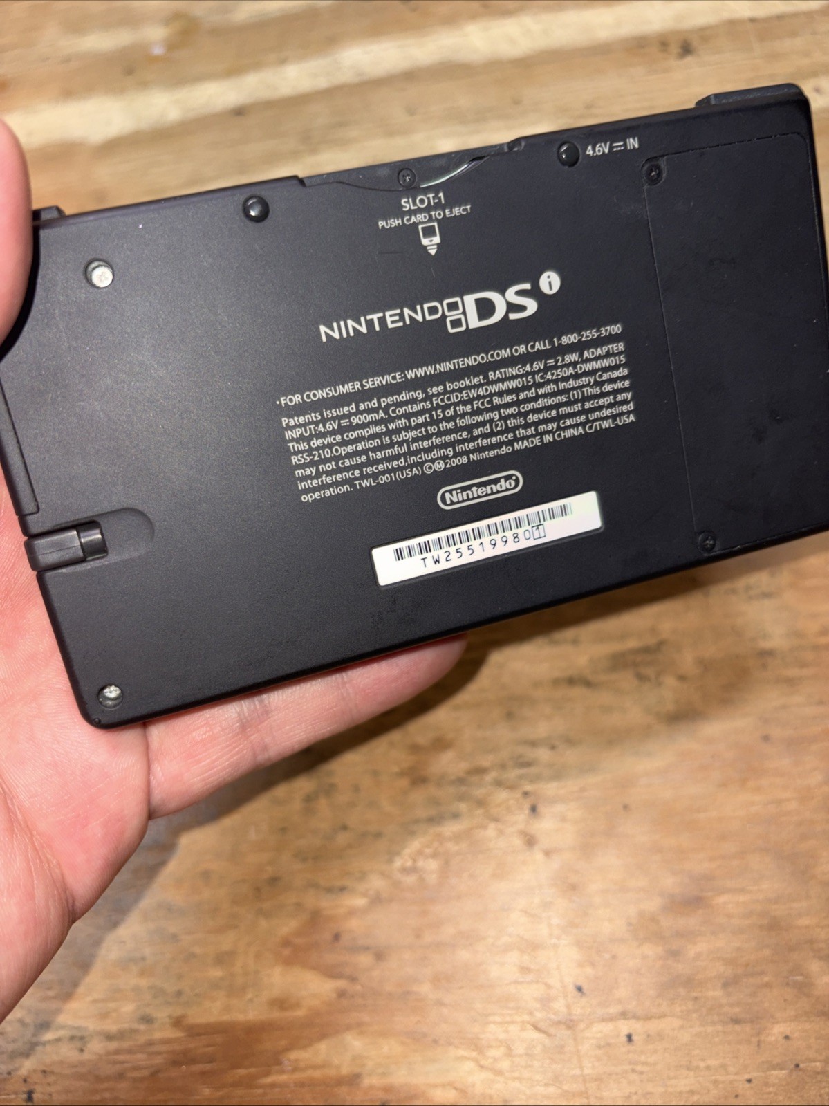 Nintendo DSi Black Handheld System in Box with Charger and Replacement Stylus