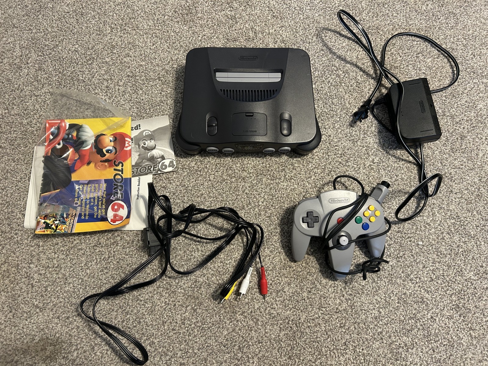 Nintendo 64 Video Game Console W/Open Box