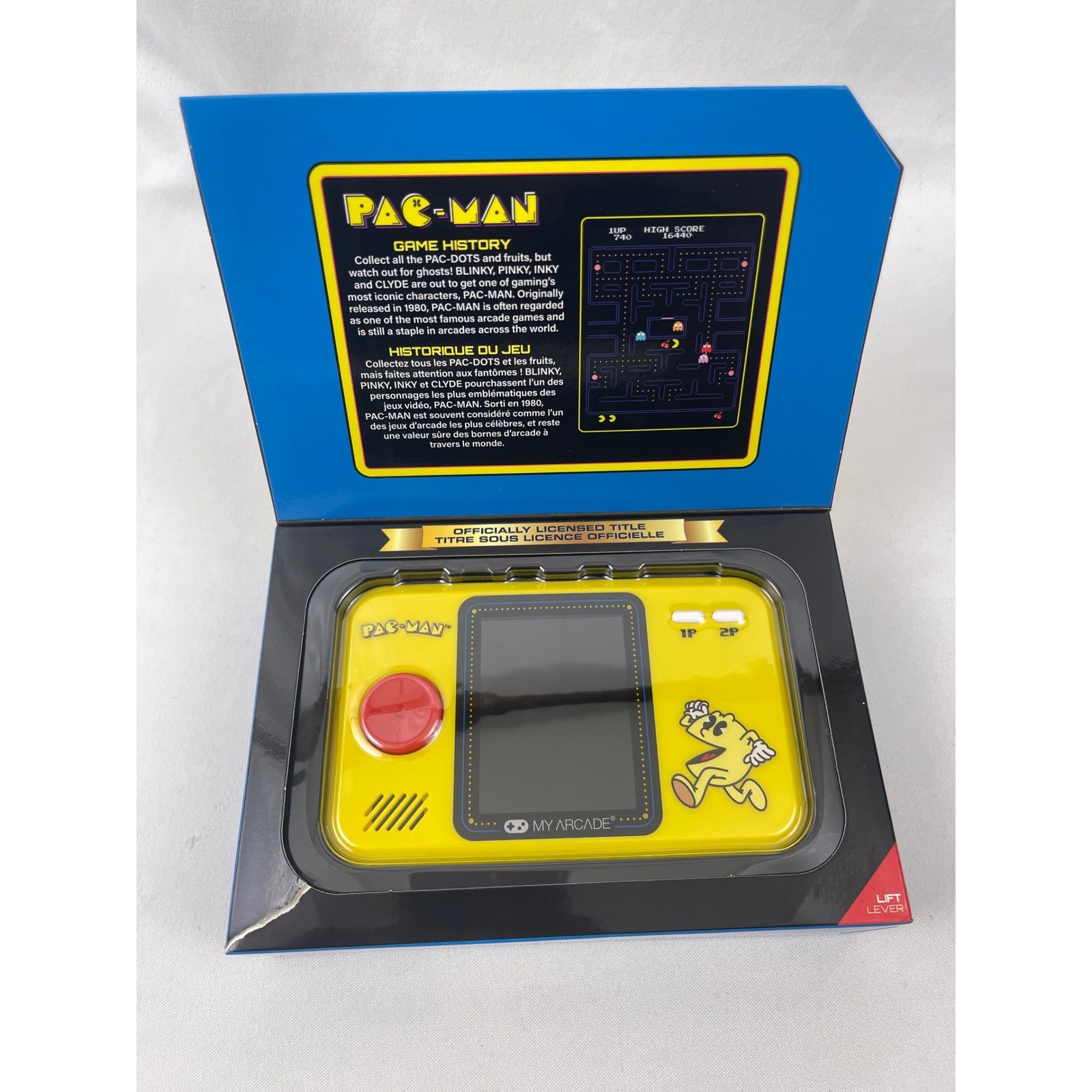 My Arcade Pocket Player Pro Pac-Man Portable Handheld Gaming System Yellow