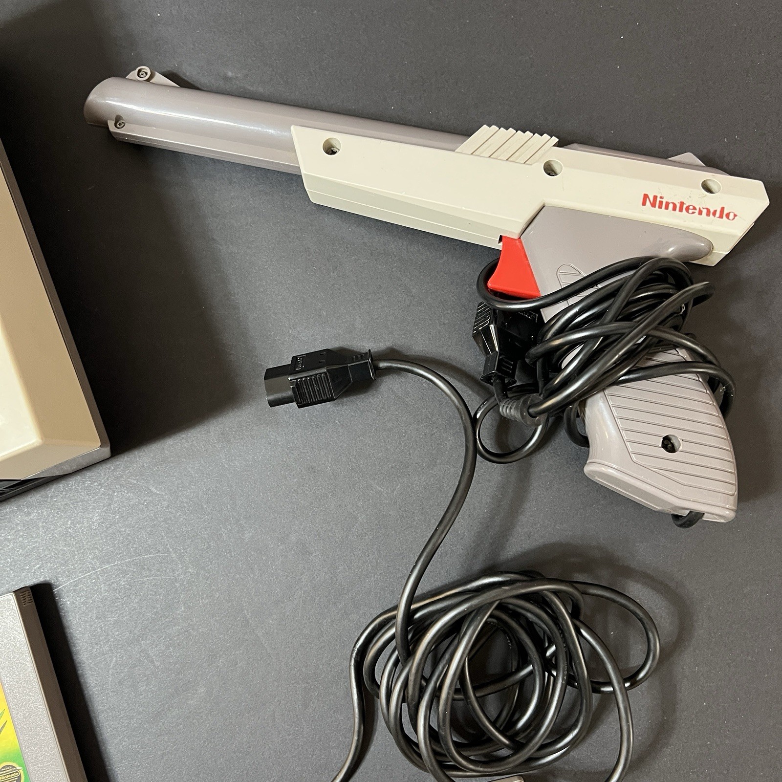 Nintendo Original NES-001 Entertainment System NES Console Bundle Games PunchOut