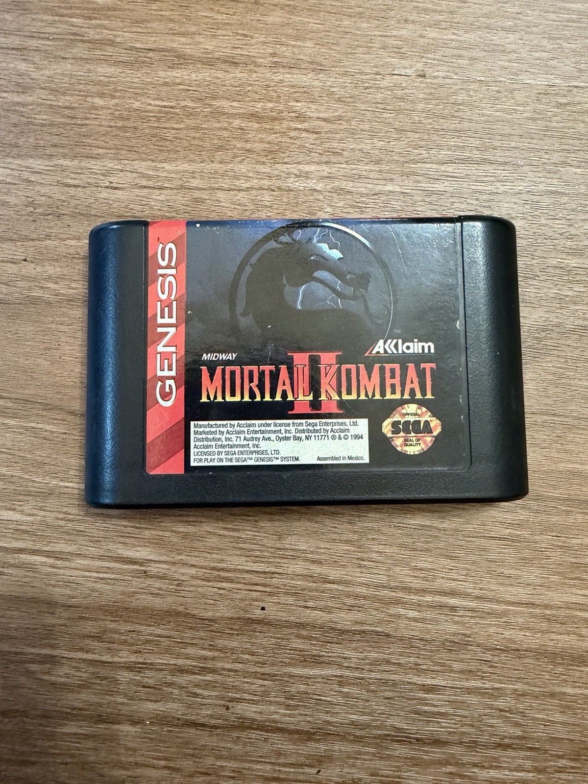 SEGA Genesis II 16MB Home Console With Super hang on & Mortal kombat II