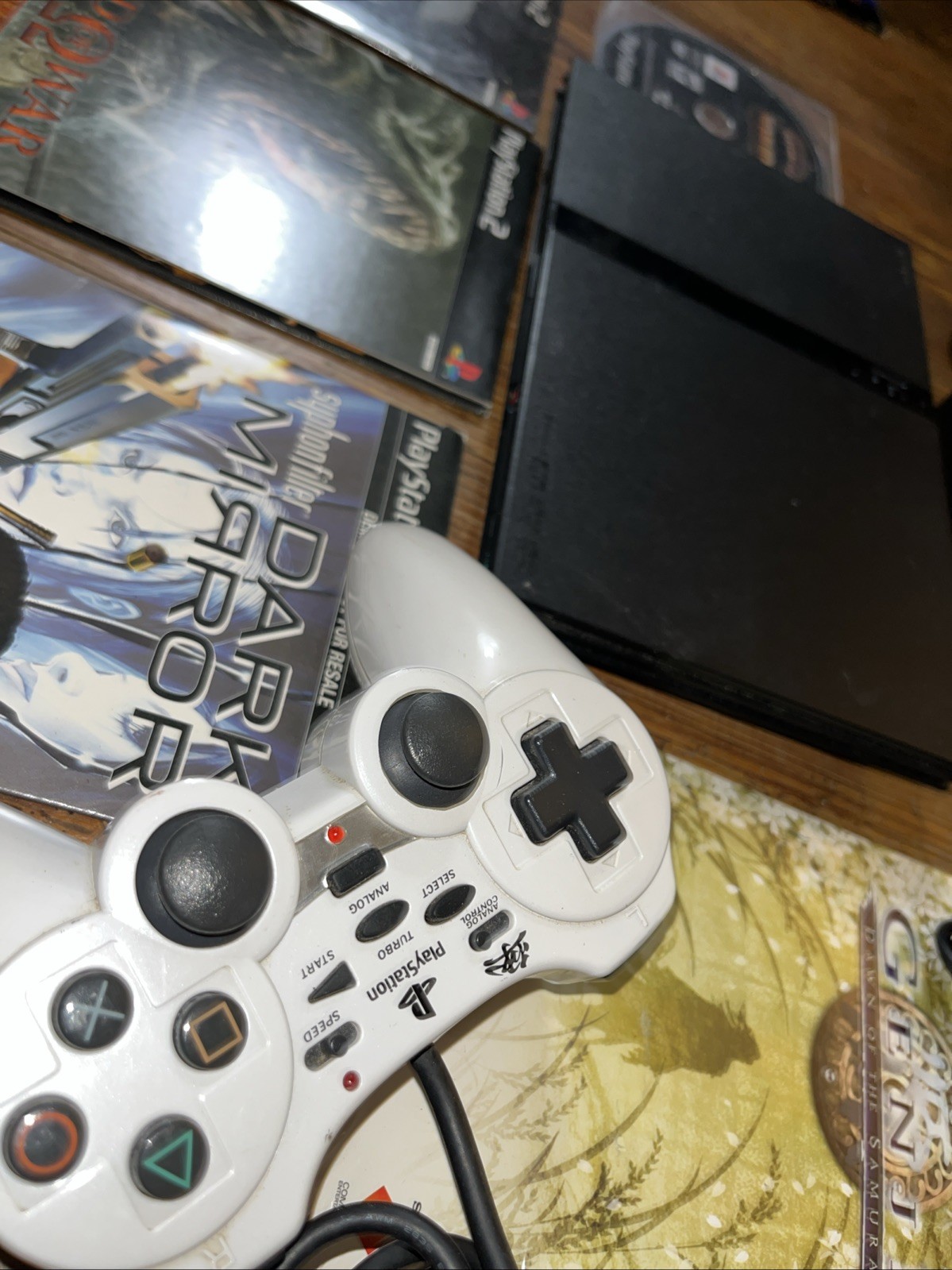 PlayStation 2 PS2 Slim SCPH-70012 TESTED w/ RARE Controller + Demo Discs