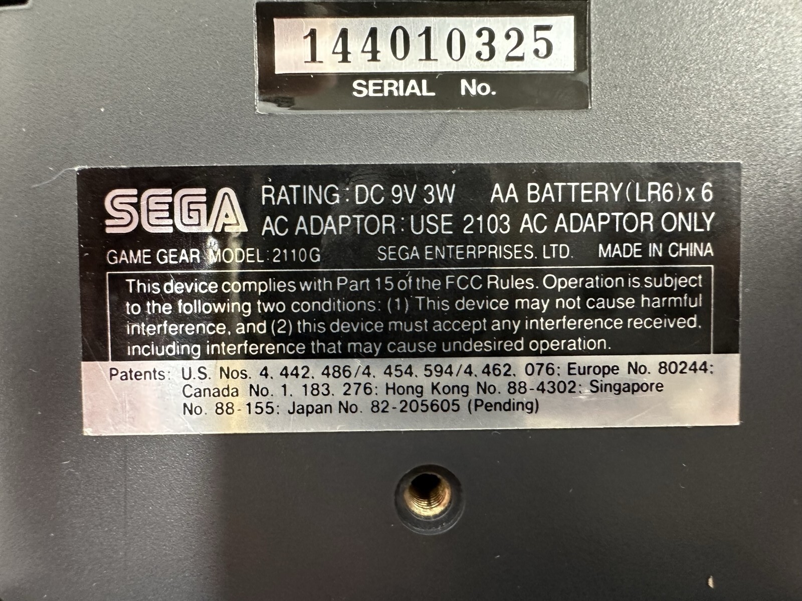Sega Game Gear – Portable Video Game System, Tested & Working with 10 games
