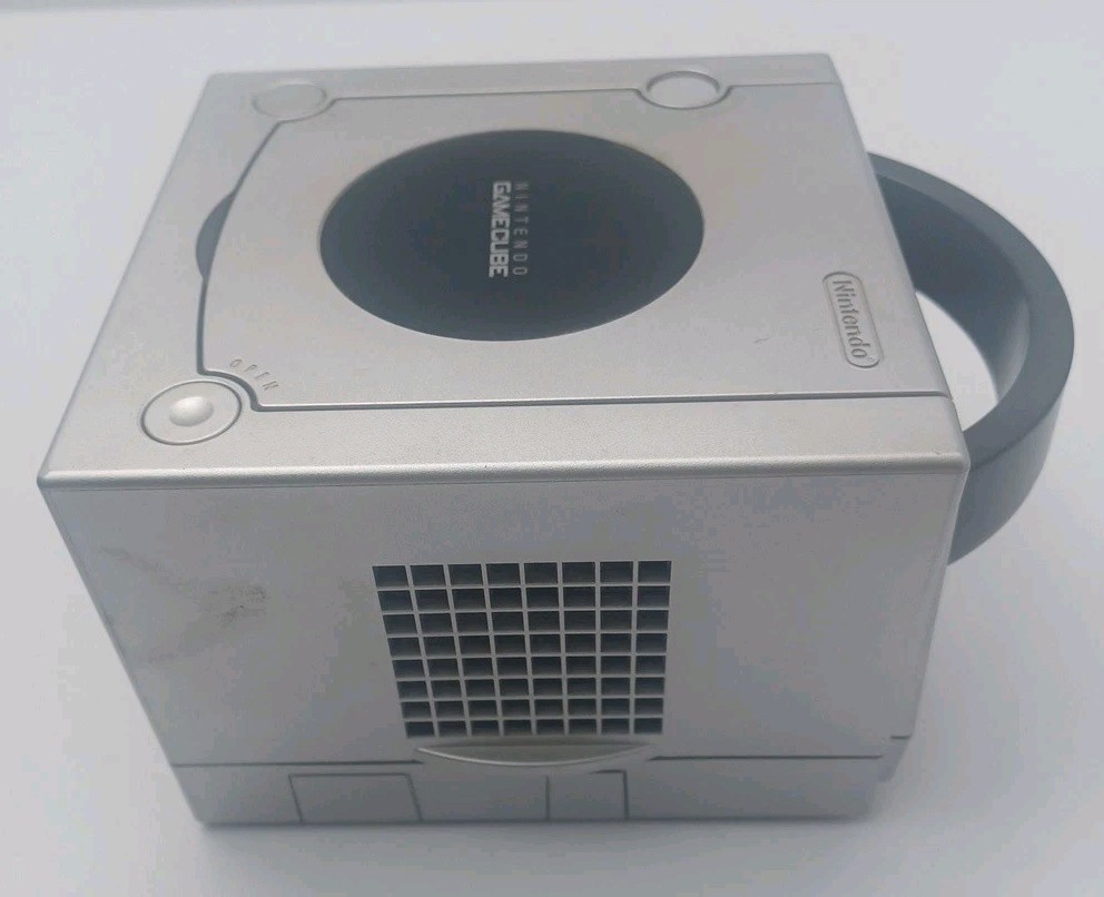 Nintendo GameCube Platinum Console -Controller- Cords Included DOL 101