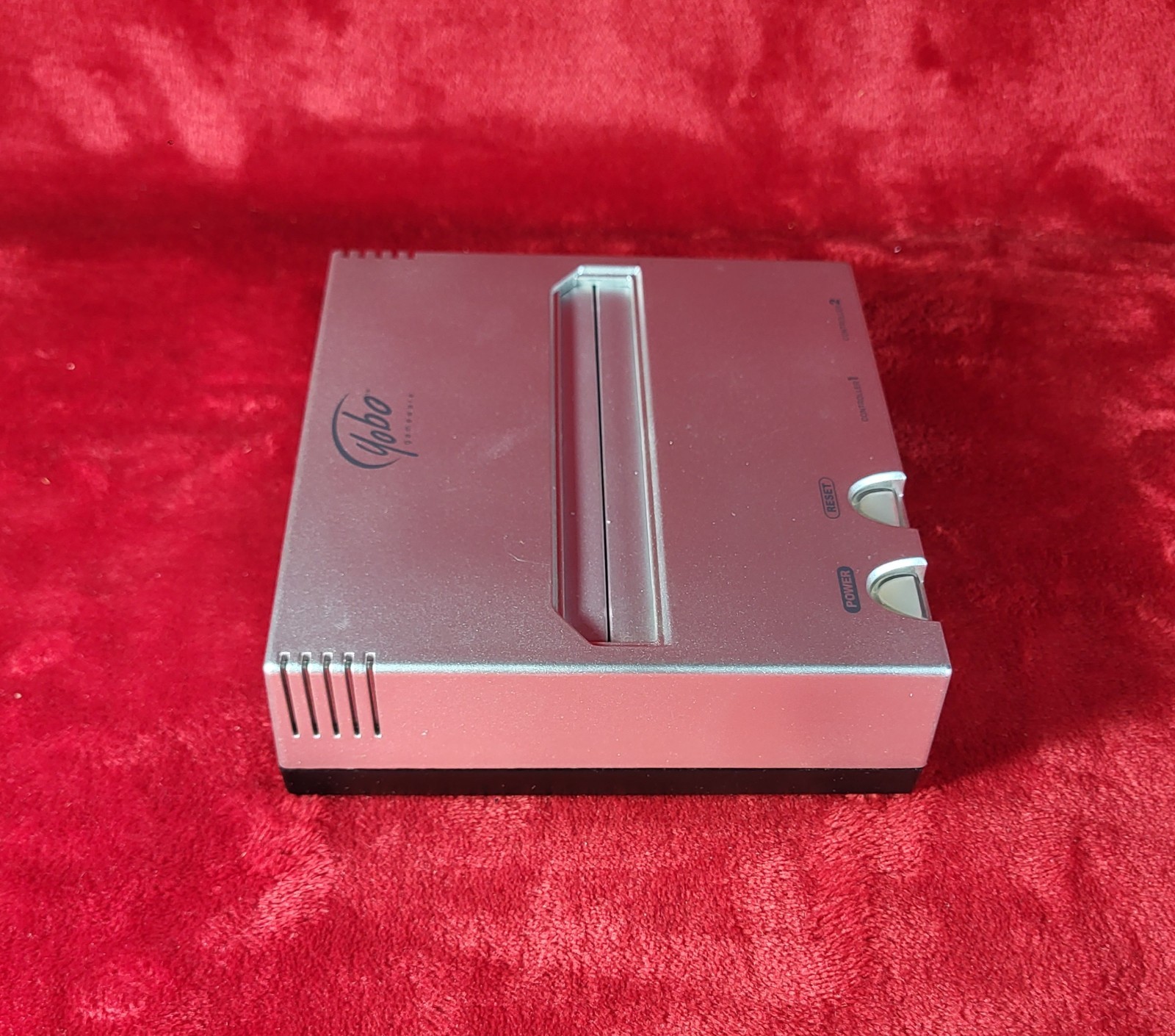 Yobo NES FC Game Console OT-8008 Gray 2 Controllers (2005) w/Robocop NES- Tested
