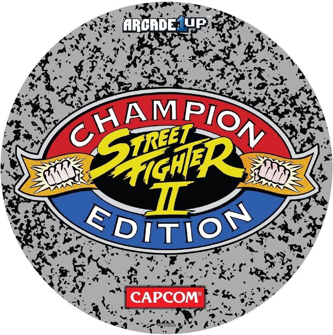 ARCADE1UP STREET FIGHTER II CHAMPIOAD EDITION ADJUSTABLE STOOL CHROME BRAND NEW