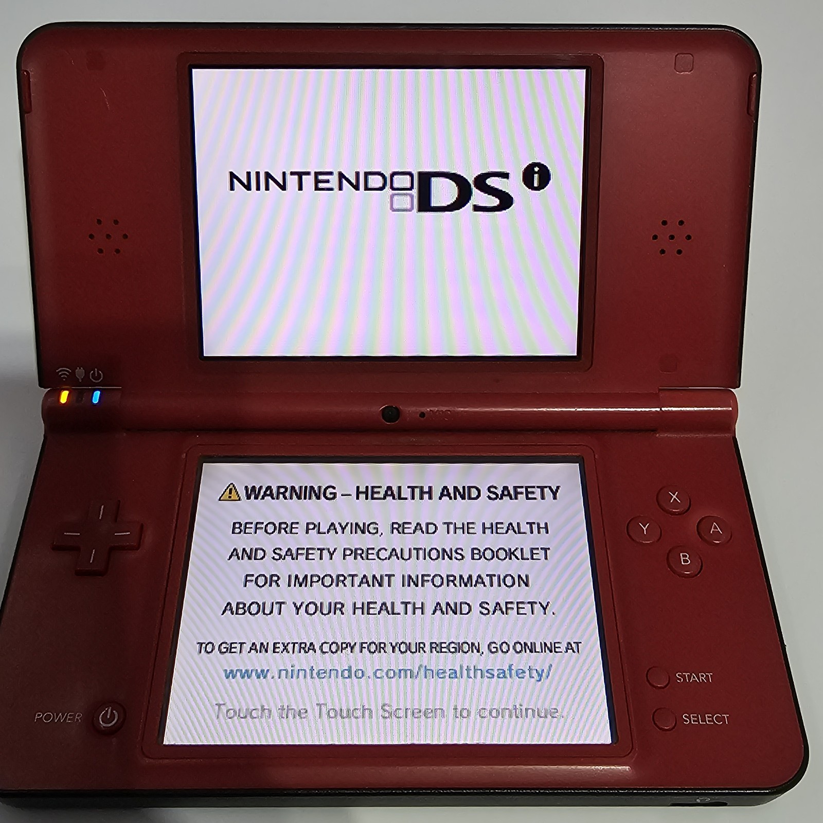 Nintendo DSi XL Super Mario Bros 25th Anniversary Red~ Charger, Case Tested