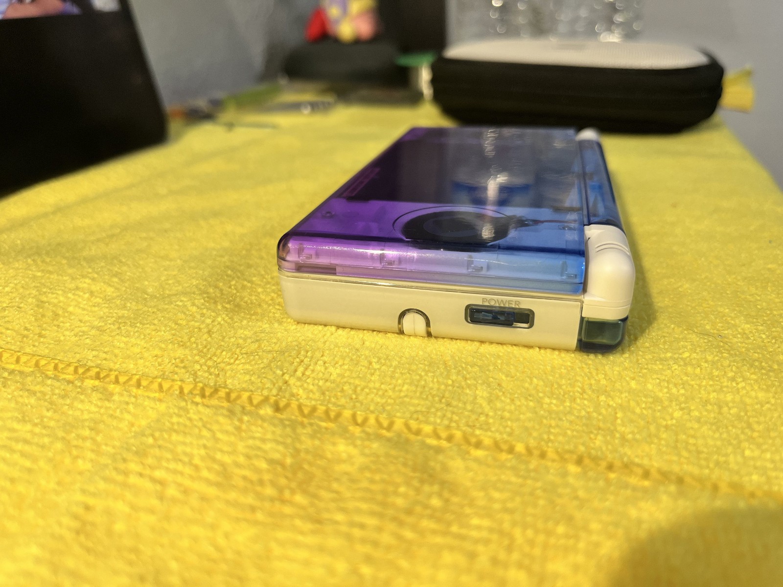 Nintendo DS Lite – Custom Gradiant Translucent/White, Blue LED Power Light