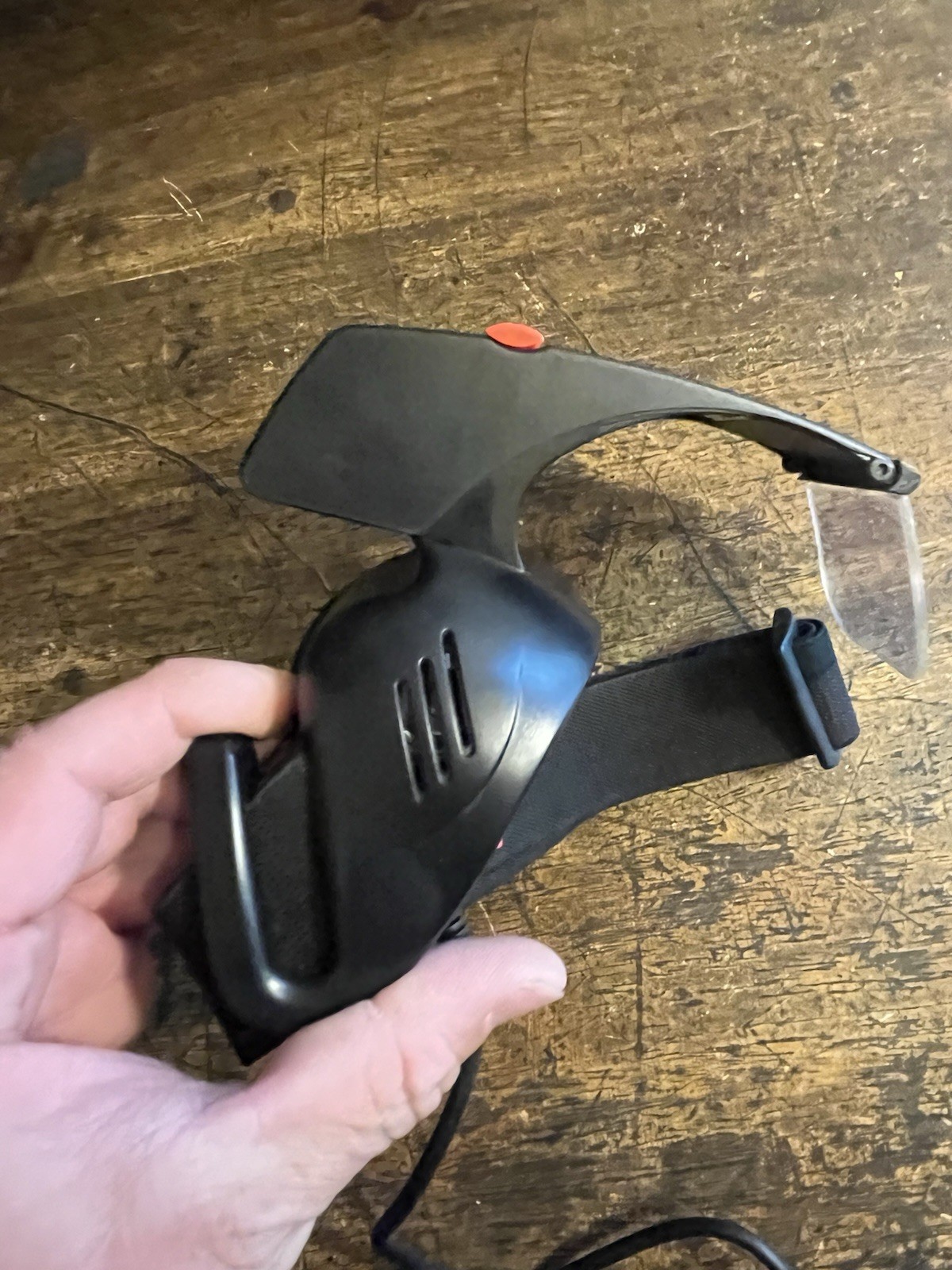 Vintage 1995 Tiger Electronics R-Zone Head Gear Vr W/ Sega Virtua Fighter TESTED