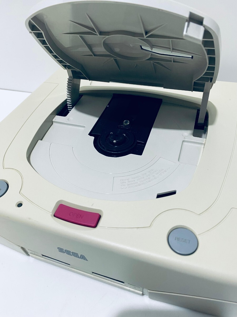 Sega Saturn HST-3220 Console w/ Controller & Game – Tested Working – Rare Retro