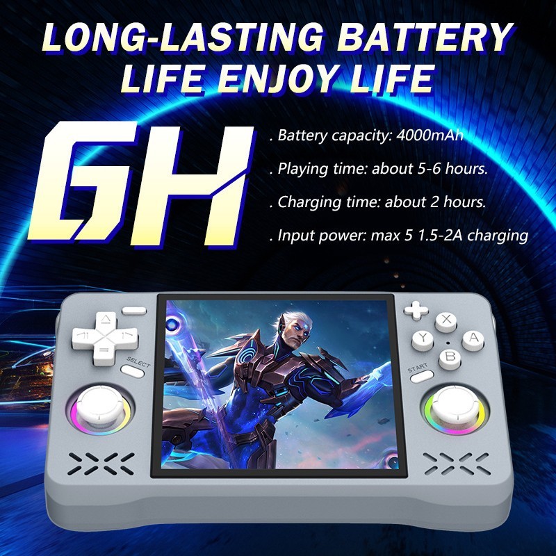 2025 New Upgraded XF40H Retro Handheld Game Console, 128GB Mini Video Game