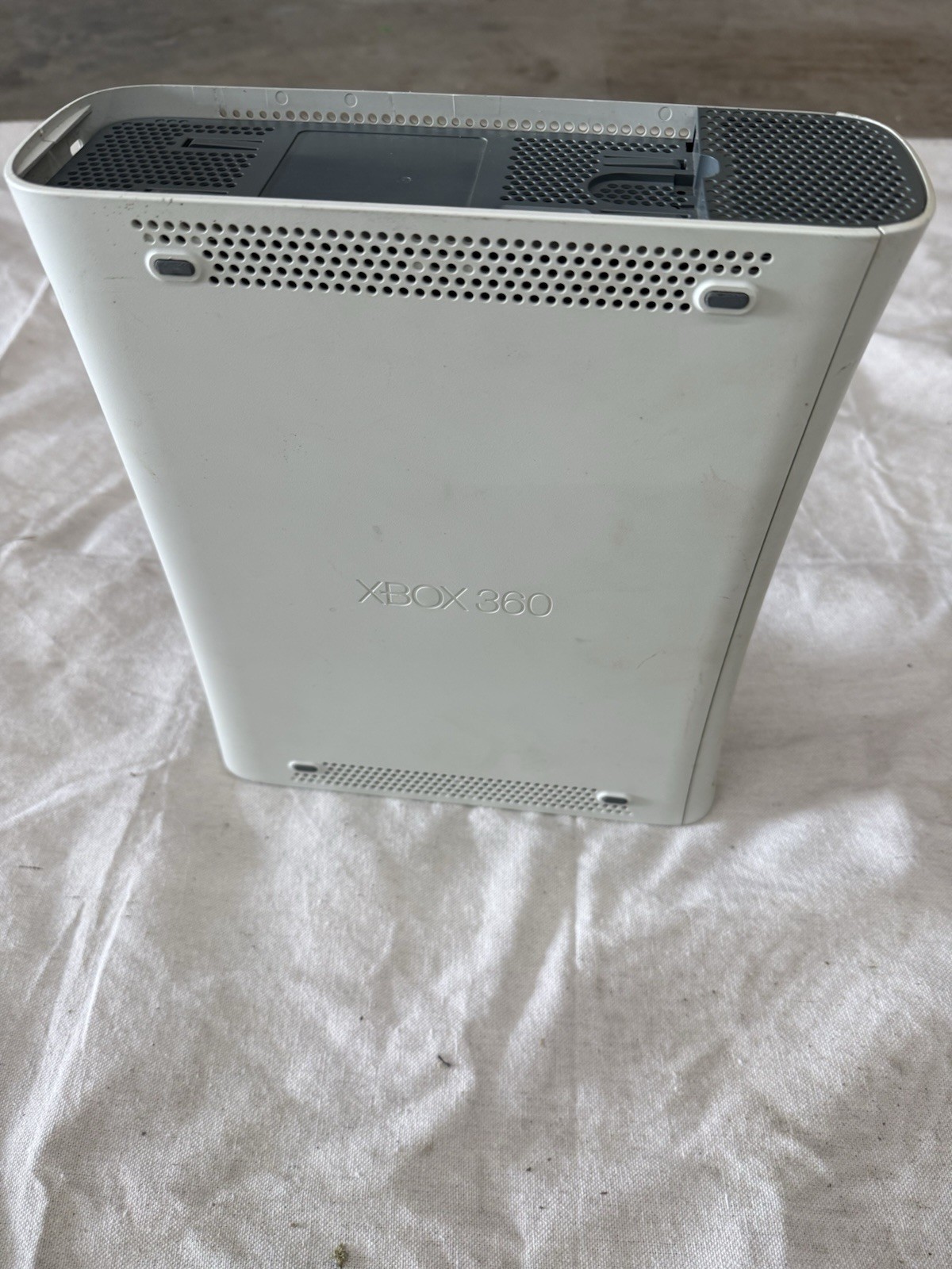 Microsoft Xbox 360 White Console Only No Power Supply Parts Only