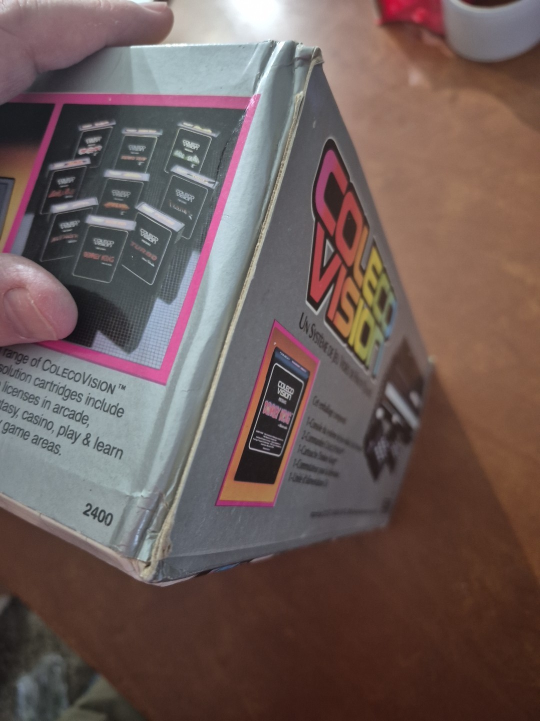 Original Authentic ColecoVision Console 1982 Looks New & Box/Console Bilingual
