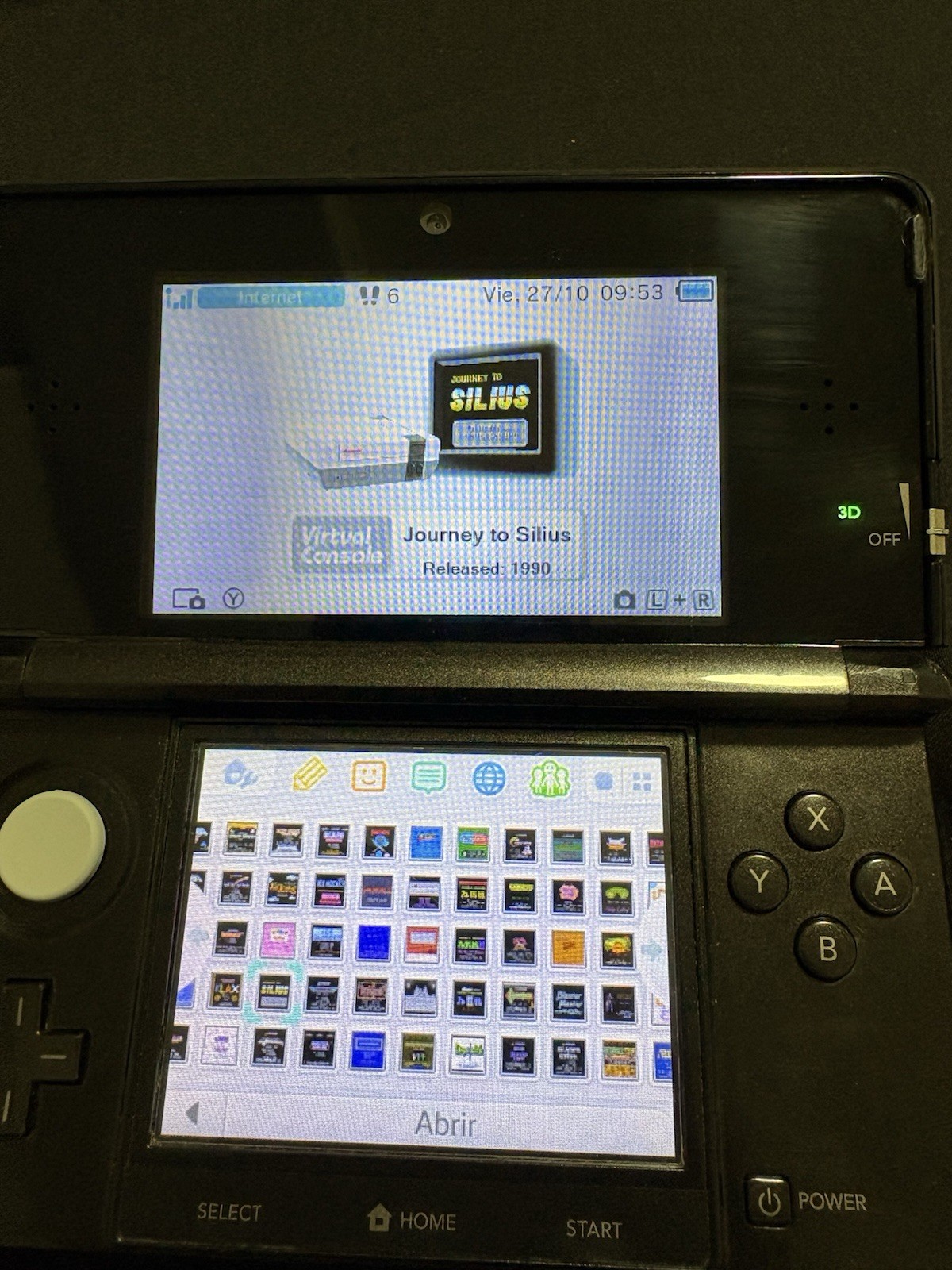 Nintendo 3DS Handheld Console Black 3D NTSC-J Japan CTR-001(JPN) 2011