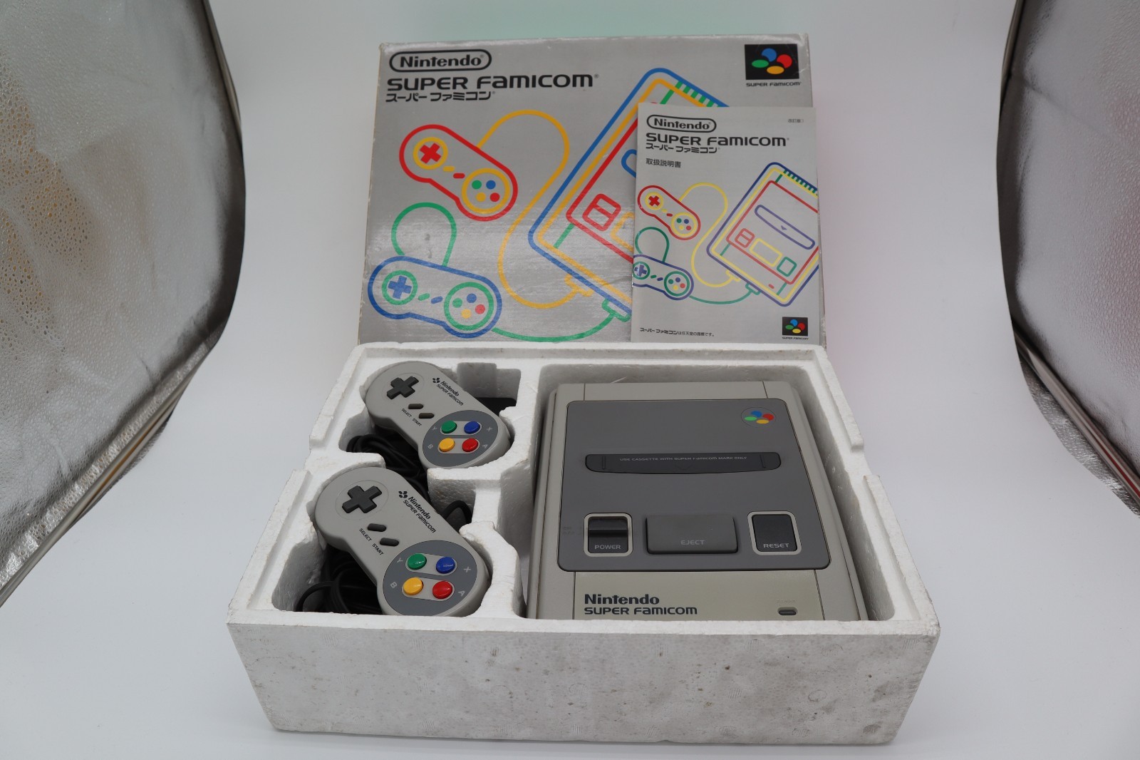 Nintendo Super Famicom Console SHVC-001 Tested Working SFC Japan