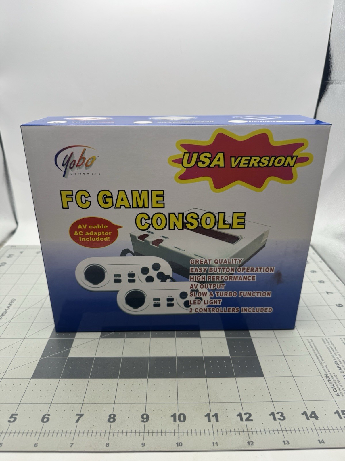 NEW White And Red Yobo Fc Video Game Console to Play NES 8 Bit Nintendo Games