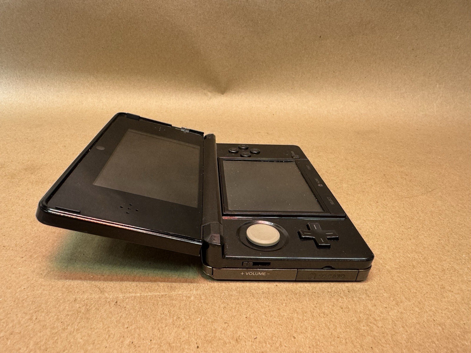Nintendo 3DS Handheld Game Console Only CTR-001 Black Bad Back Top Button