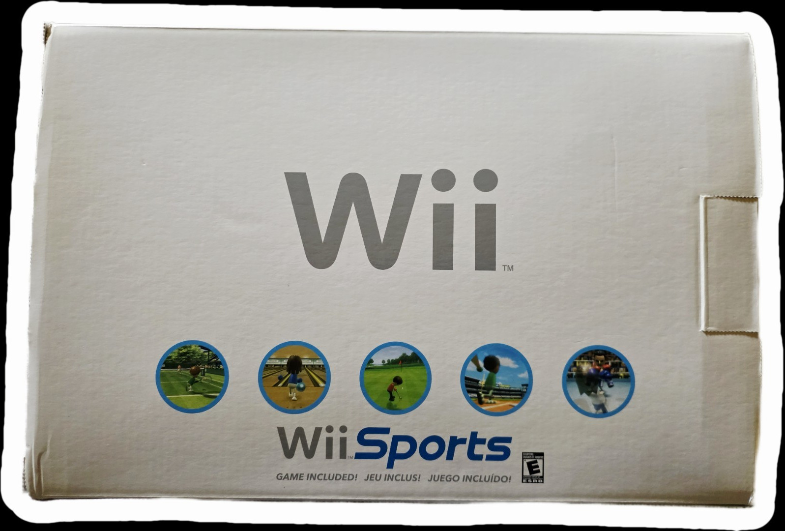 Nintendo Wii Console White RVL-001(USA) w/ Box, Wii Sports, Wi-Fi, NTSC-U/C
