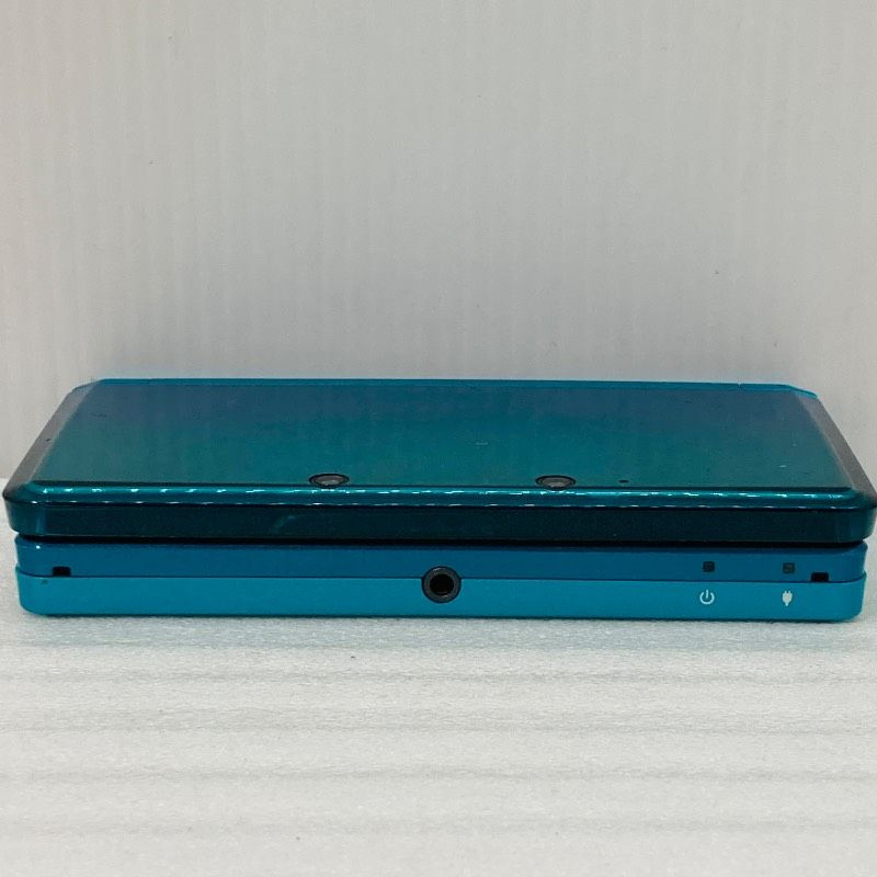 Nintendo 3DS Aqua Blue Handheld Console Charging Dock Bundle NTSC-J Japan 0155