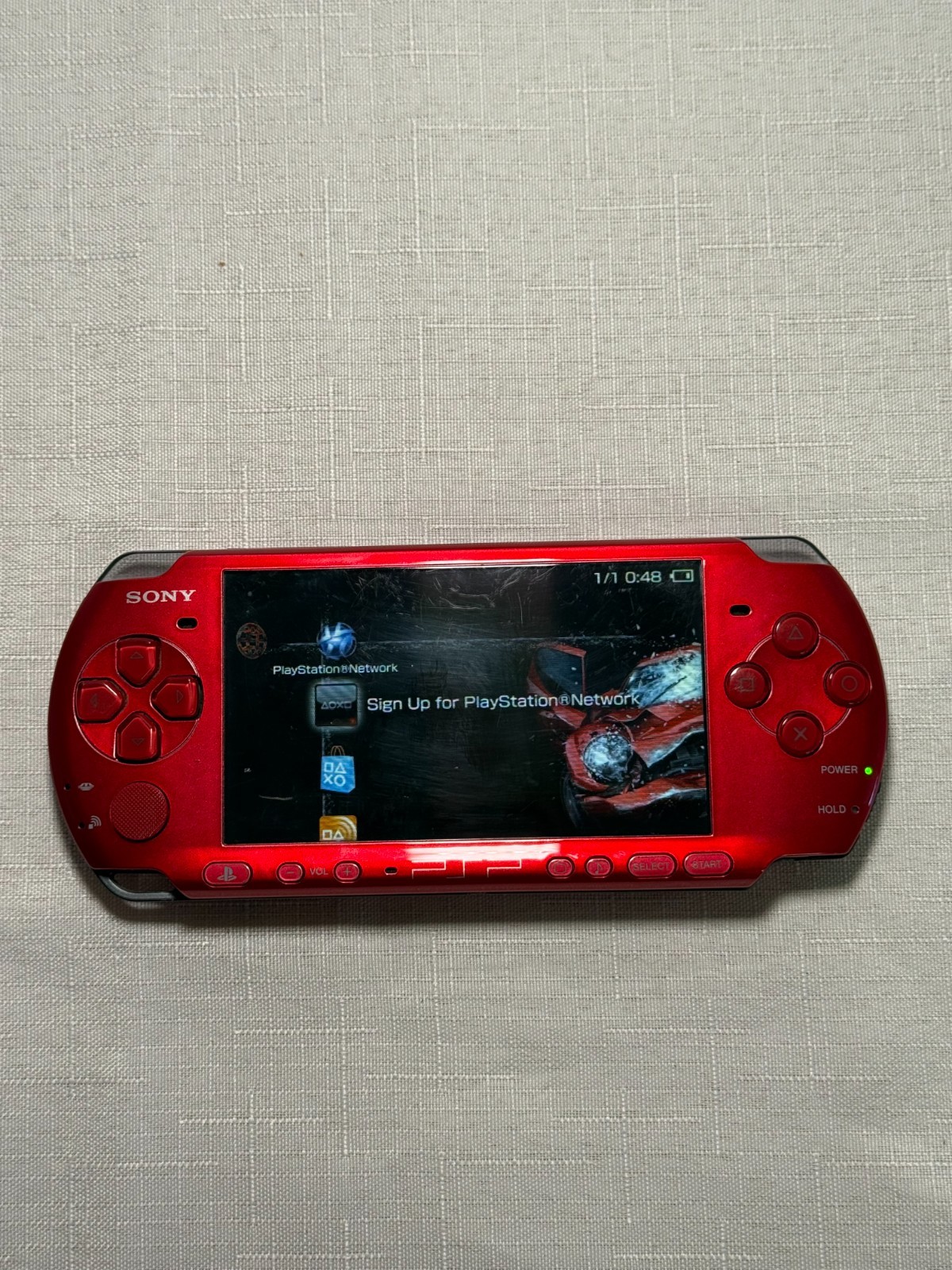 Sony PSP-3000 Launch Edition Radiant Red Handheld System