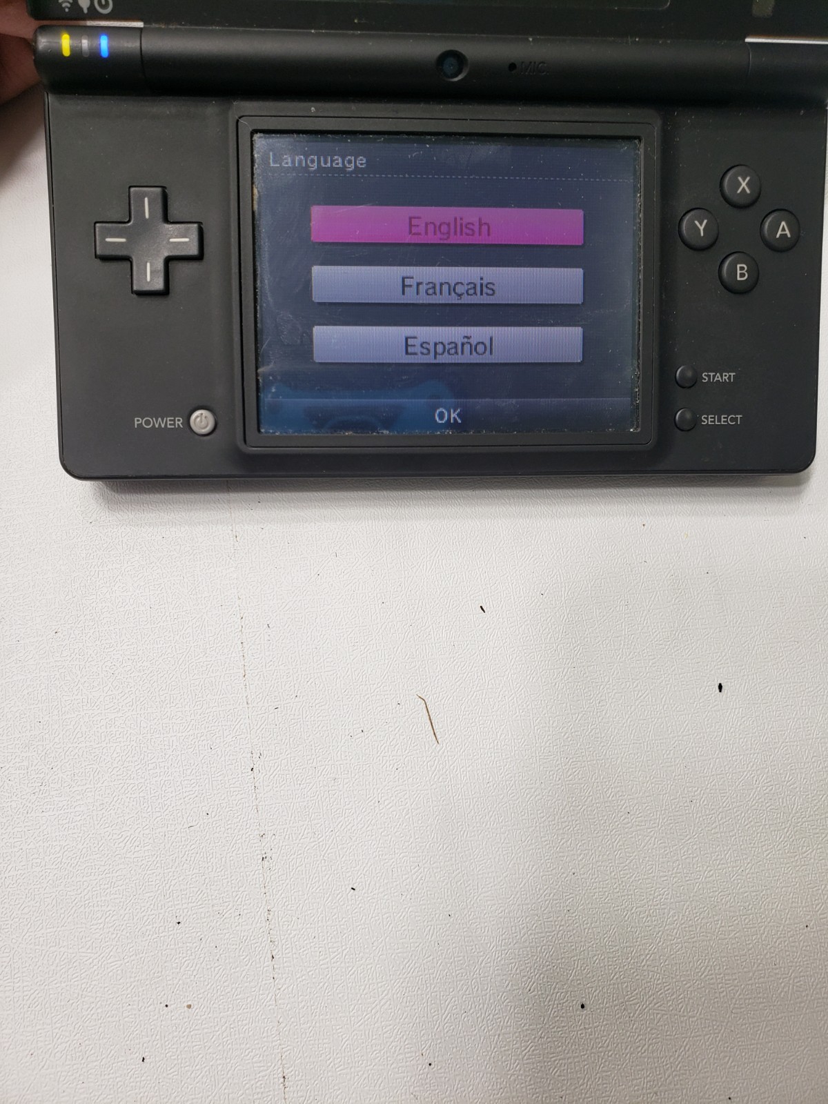 Nintendo DSi Game Console TWL-001 Black w Charger Tested Working USA
