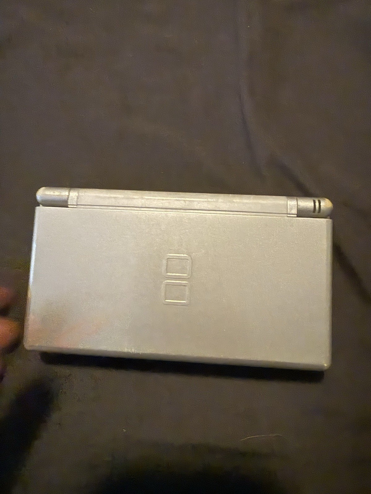 Nintendo DS Lite Handheld System Silver W/ Charger USED WITH ISSUES Please Read