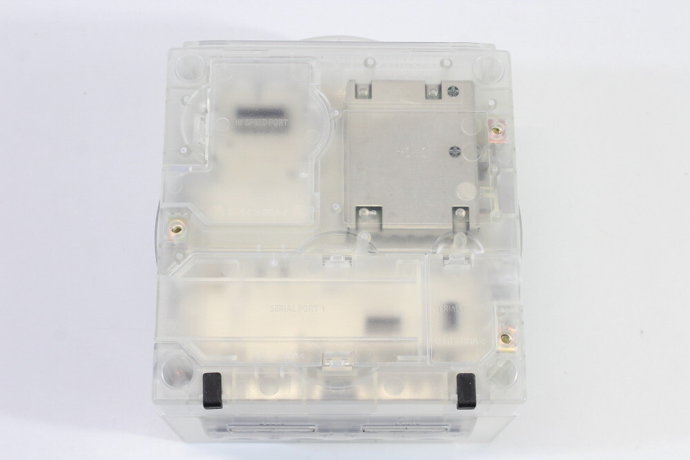 Nintendo Gamecube Clear Transparent White Console & AC AV NTSC-U/C DOL-001 LED