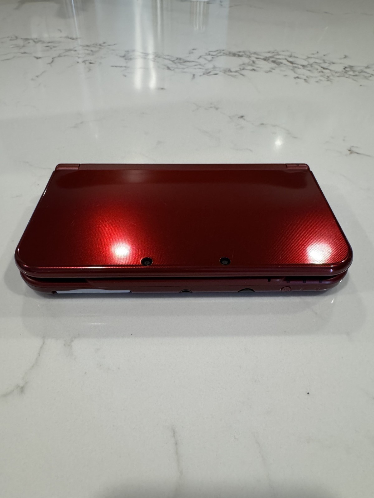 Nintendo 3DS XL Metallic Red Original Stylus & Charger Games included