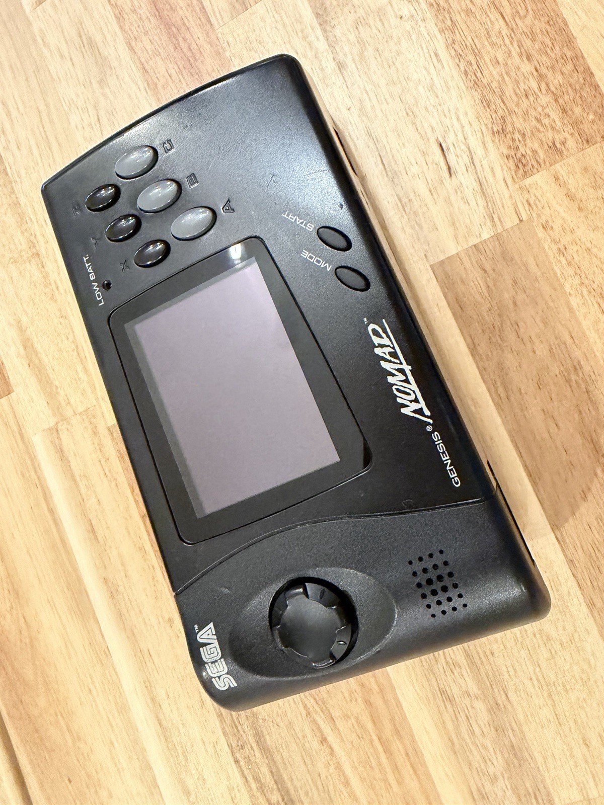*RESTORED* OEM recapped SEGA Genesis Nomad bundle + aa battery pack