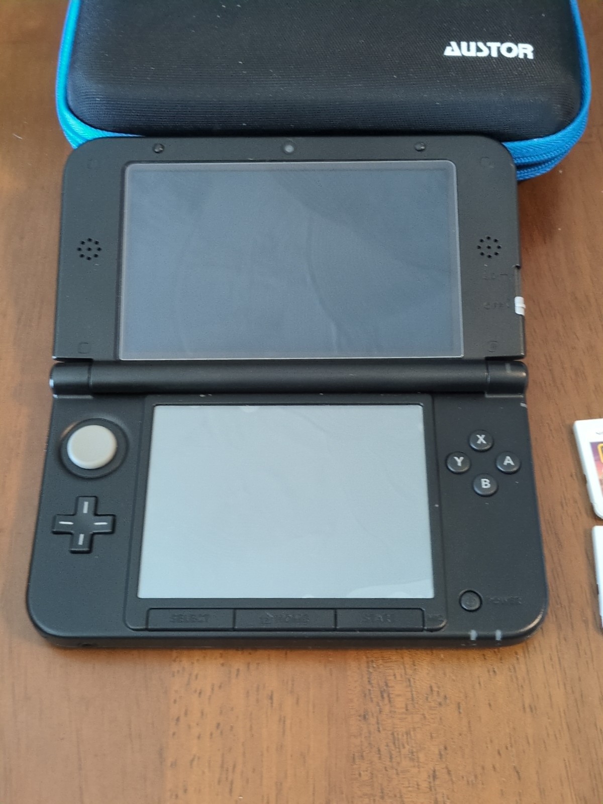 Nintendo 3DS XL LL Metallic Black Console W/ Case, Games, 16GB SD Card