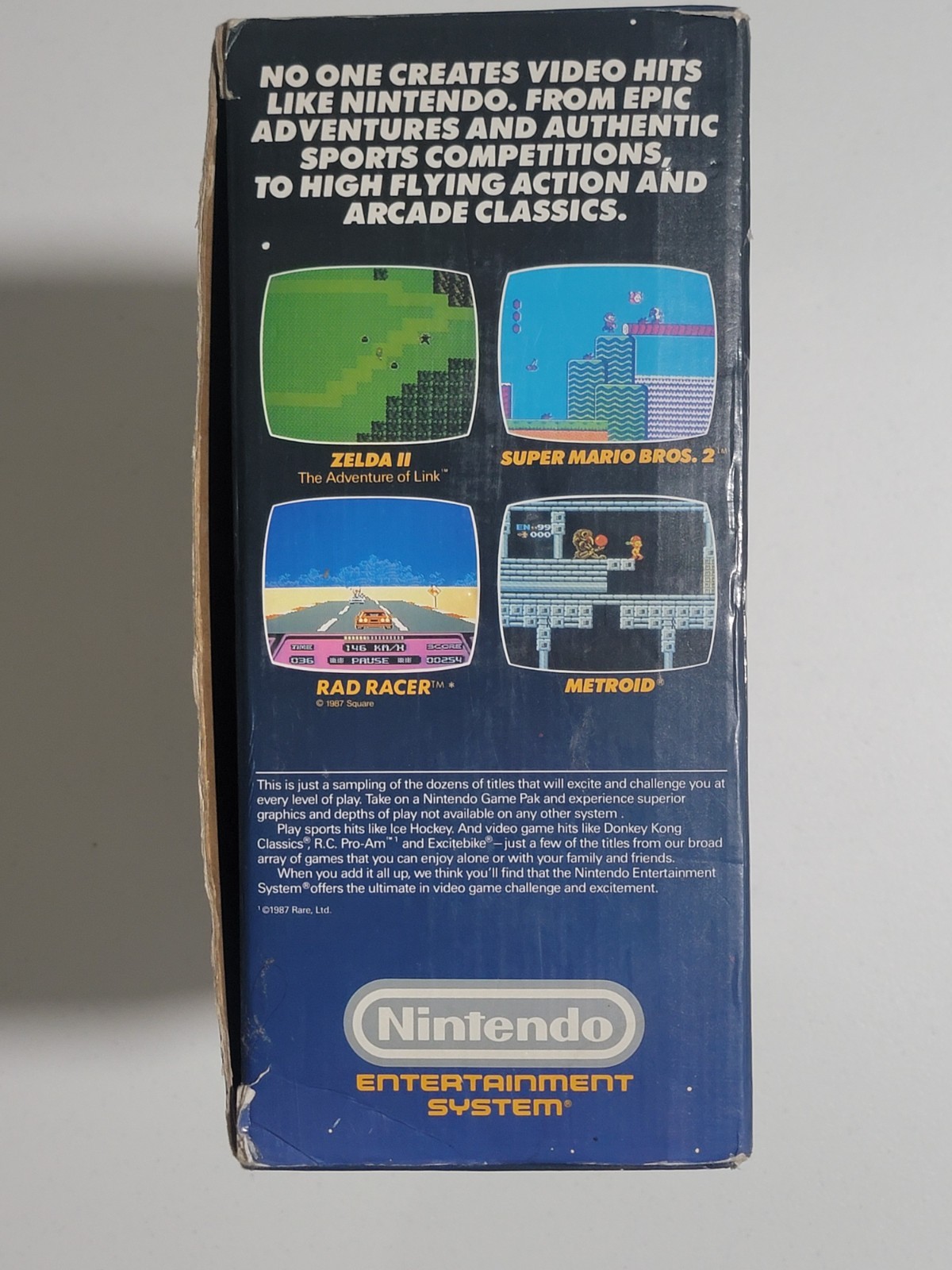 Nintendo 1988 NES-001 Console Control Deck CIB Open Box Complete Tested