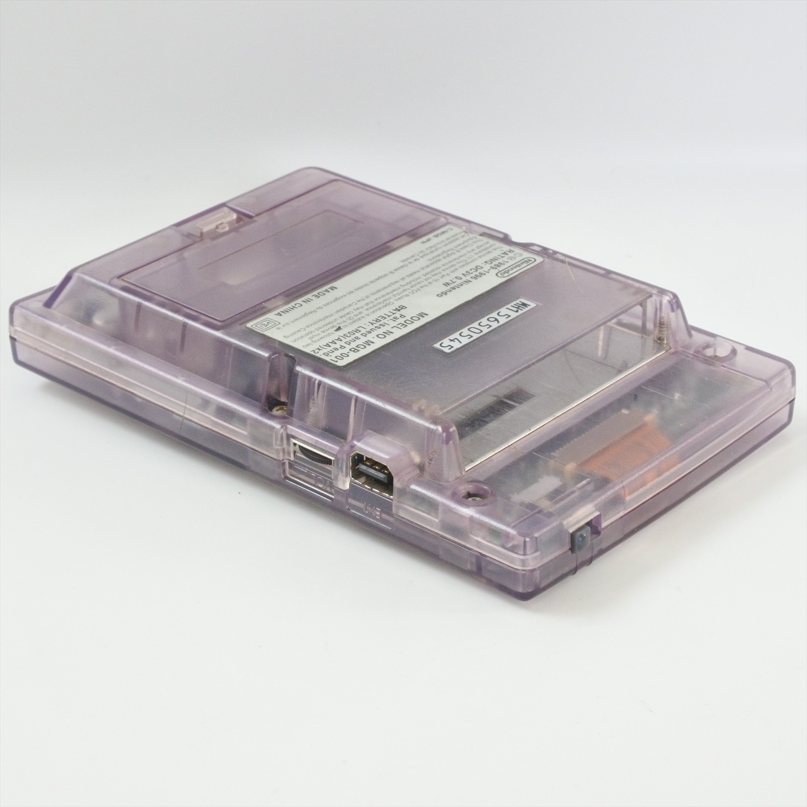 Gameboy Pocket CLEAR PURPLE Console MGB-001 Boxed Nintendo CHINA MH15650545 gb