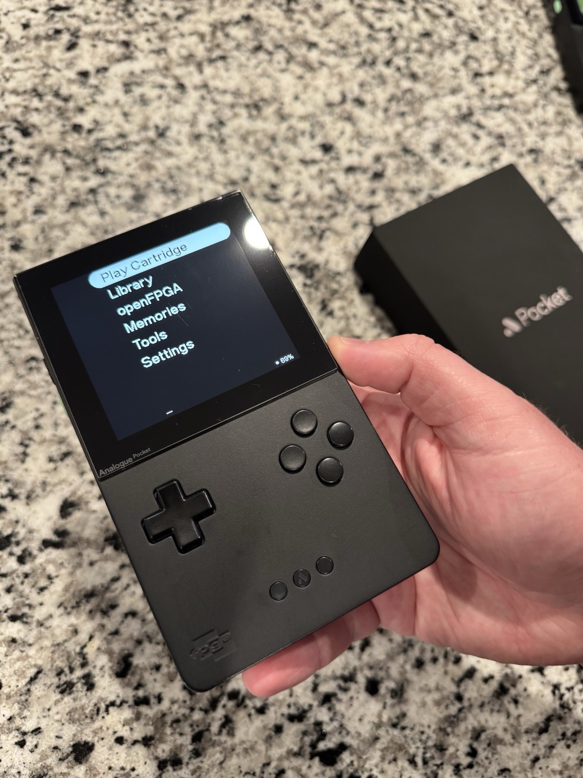 Analogue Pocket Handheld System Black, Open Box