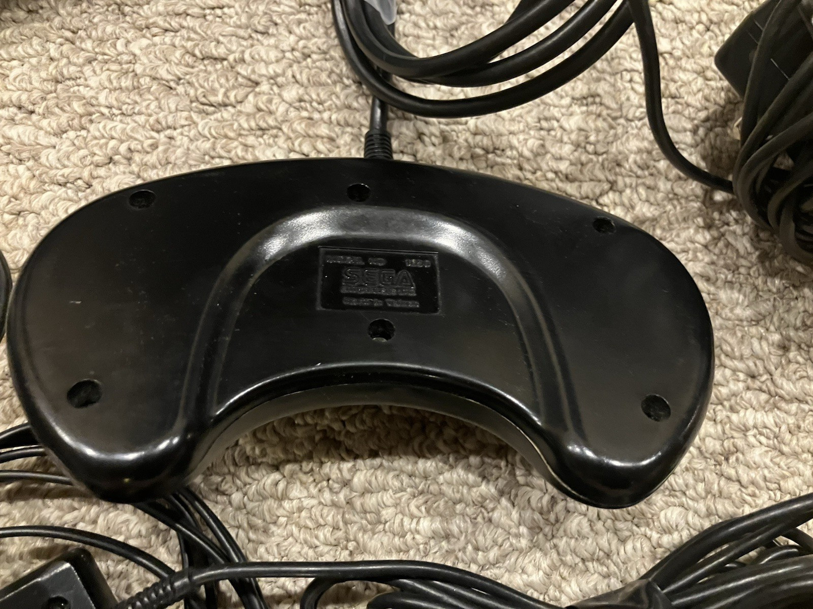 Sega Gensis Console 1 Two Controllers & Mortal Kombat Game Tested & Working
