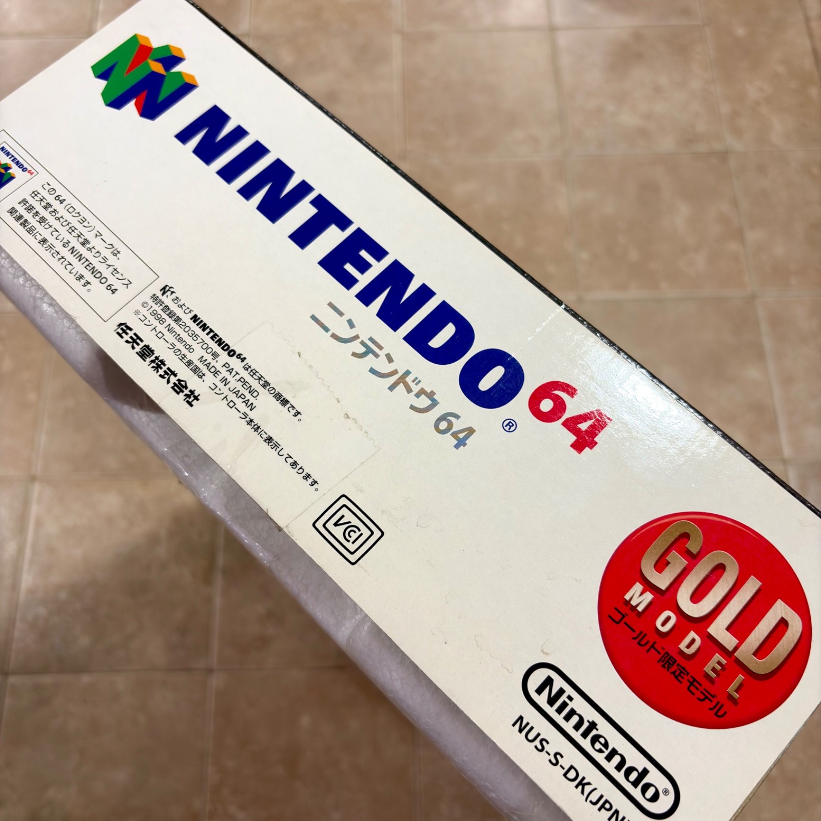 GOLD Nintendo 64 CIB N64 Console Complete In Box REGION FREE NTSC JPN/USA TESTED