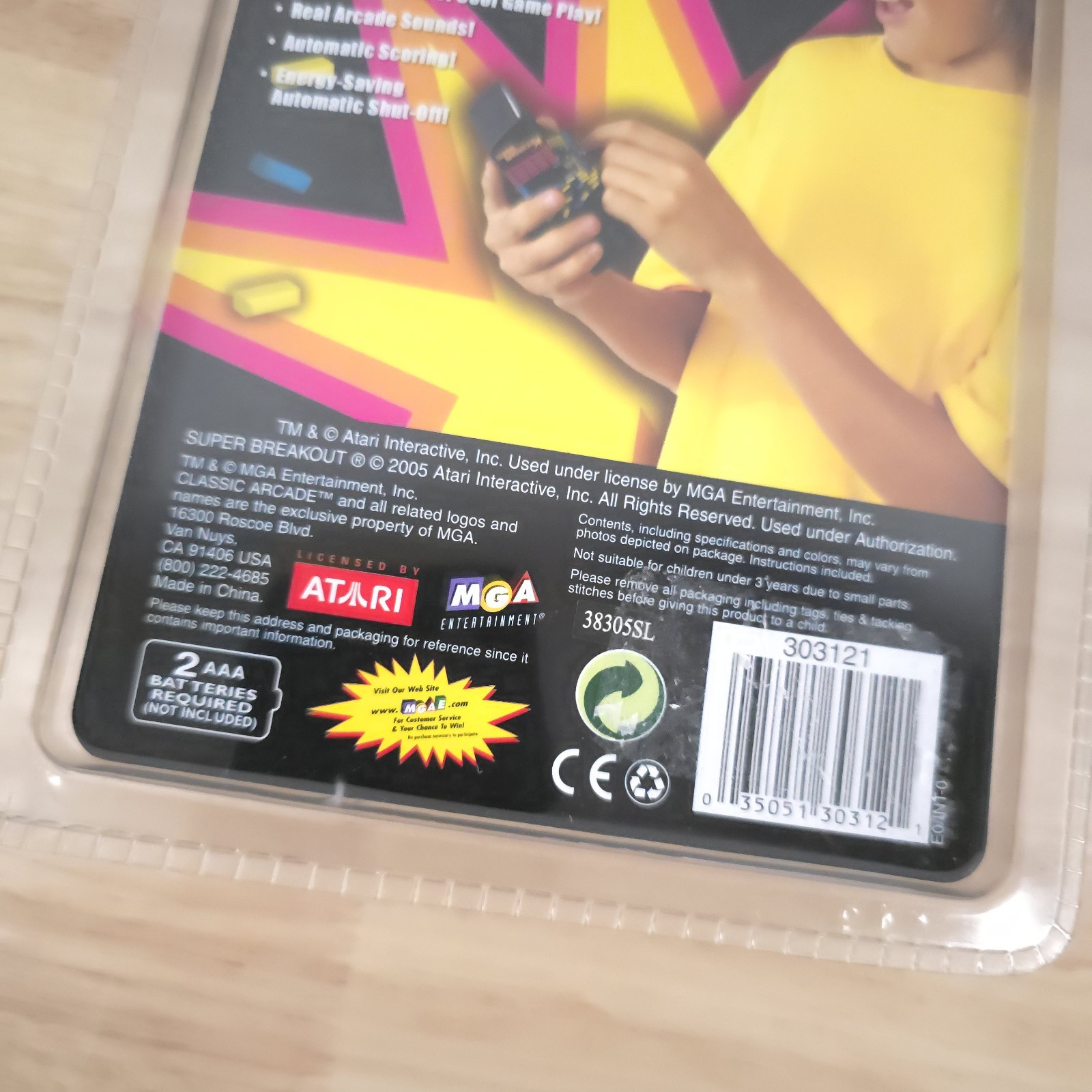 2005 Super Breakout Atari MGA Classic Arcade Electronic Handheld Game – New NIP
