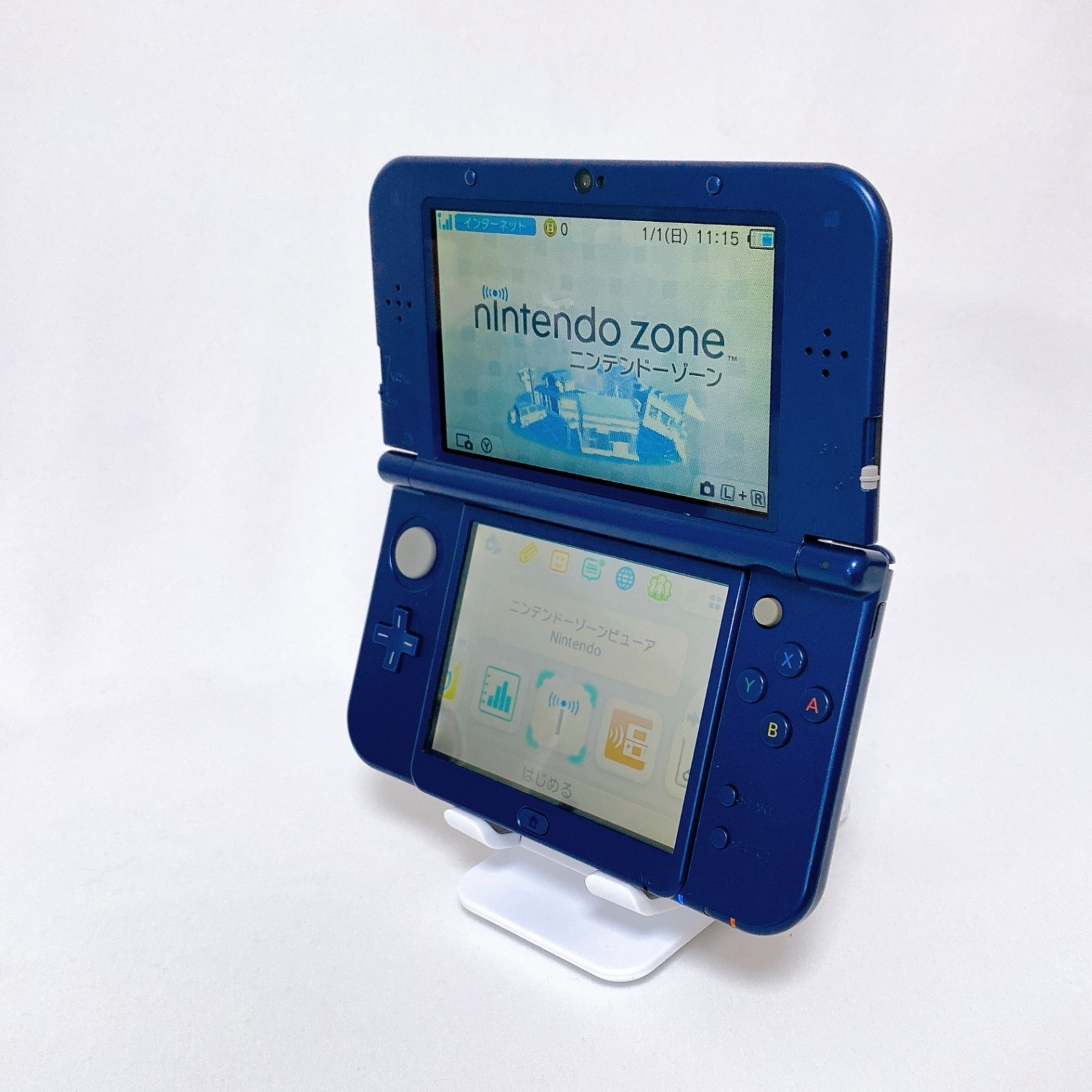 【Top IPS】New Nintendo 3DS LL XL Metallic Blue Stylus Japan Tested Fast Shipping