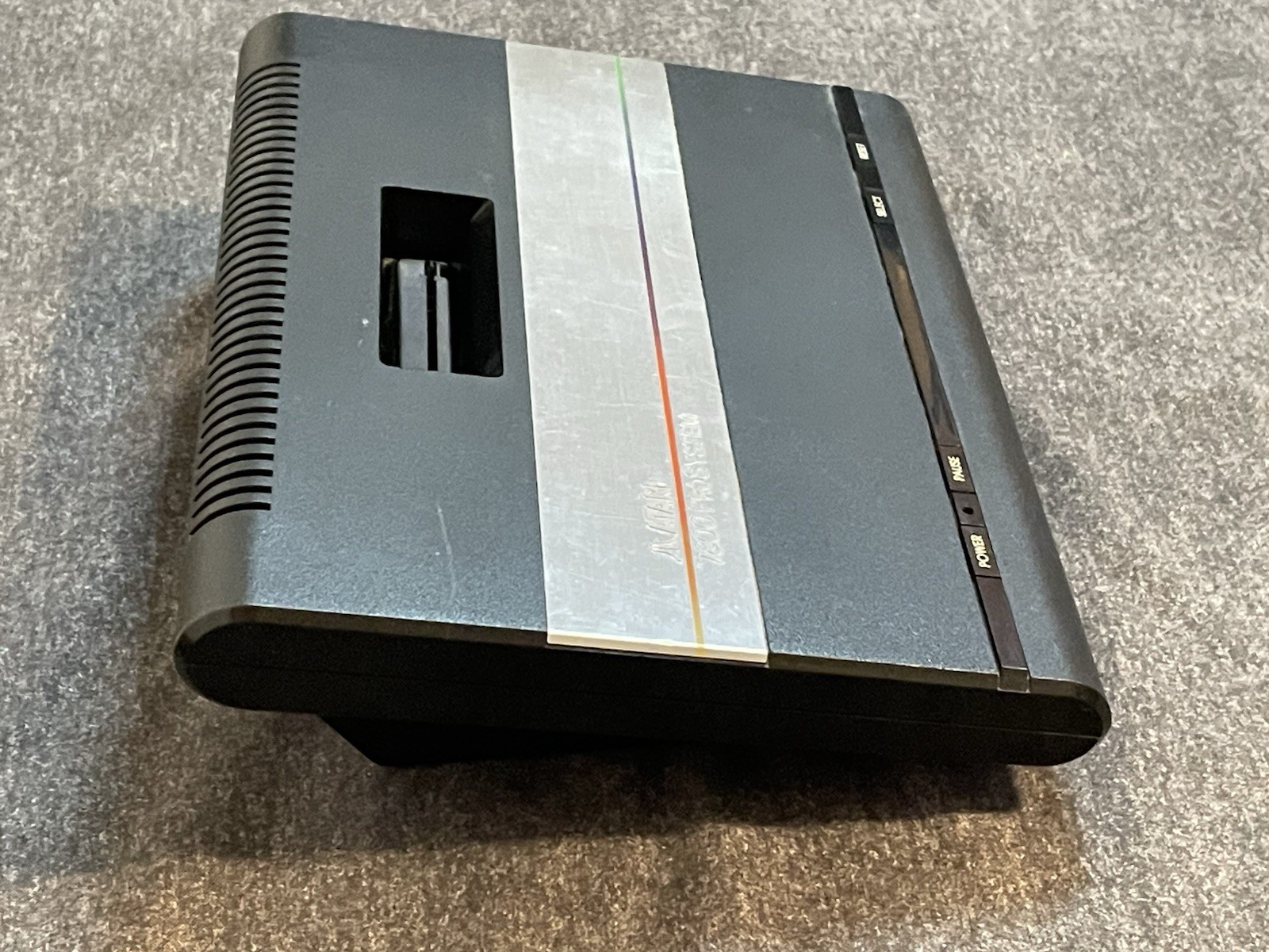 Atari 7800 Video Game Console 1 OEM Controller AV RF Adapter Cleaned Tested