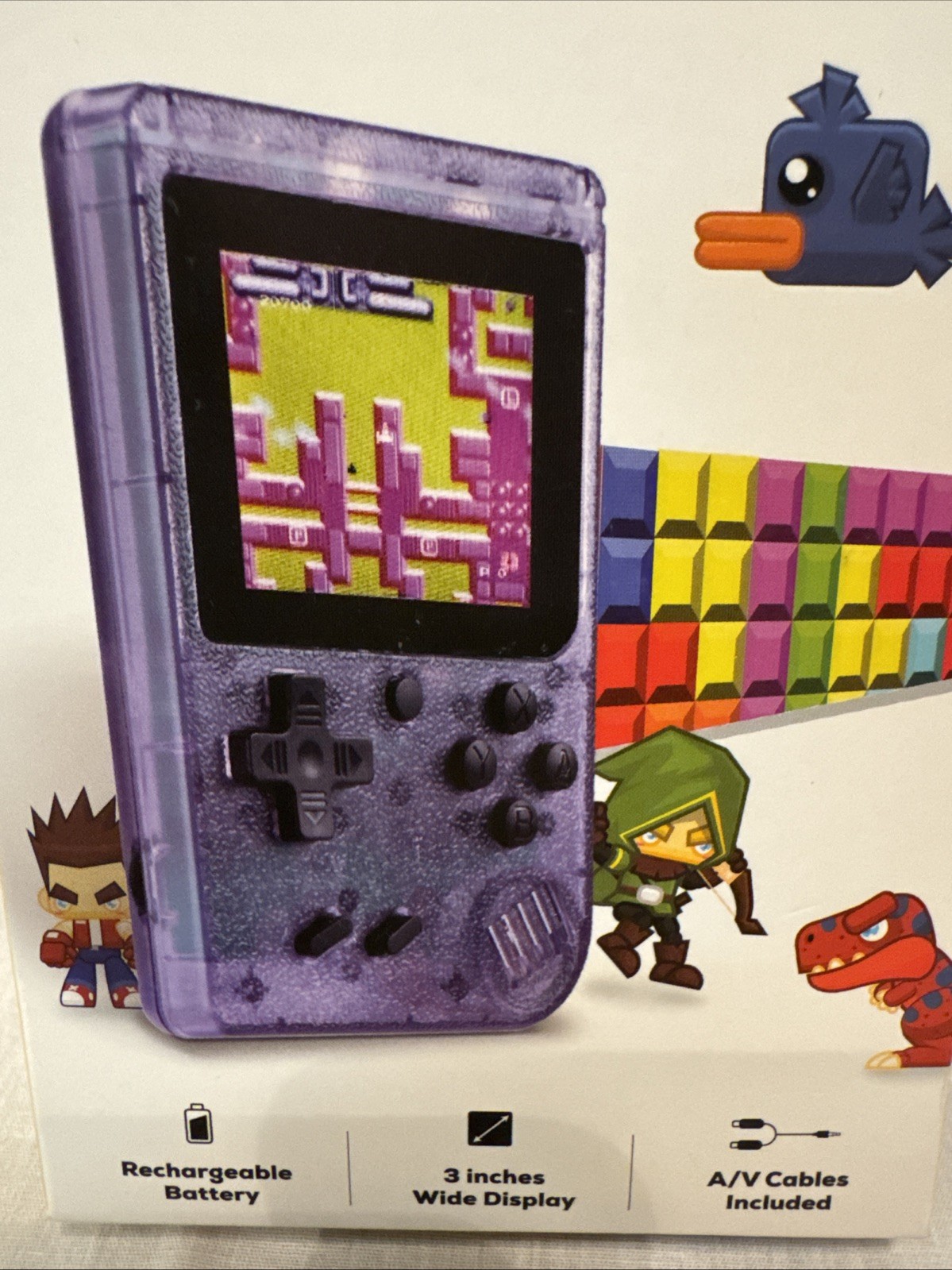Merkury Innovations Arcade Fun Portable Game Console 200 Games
