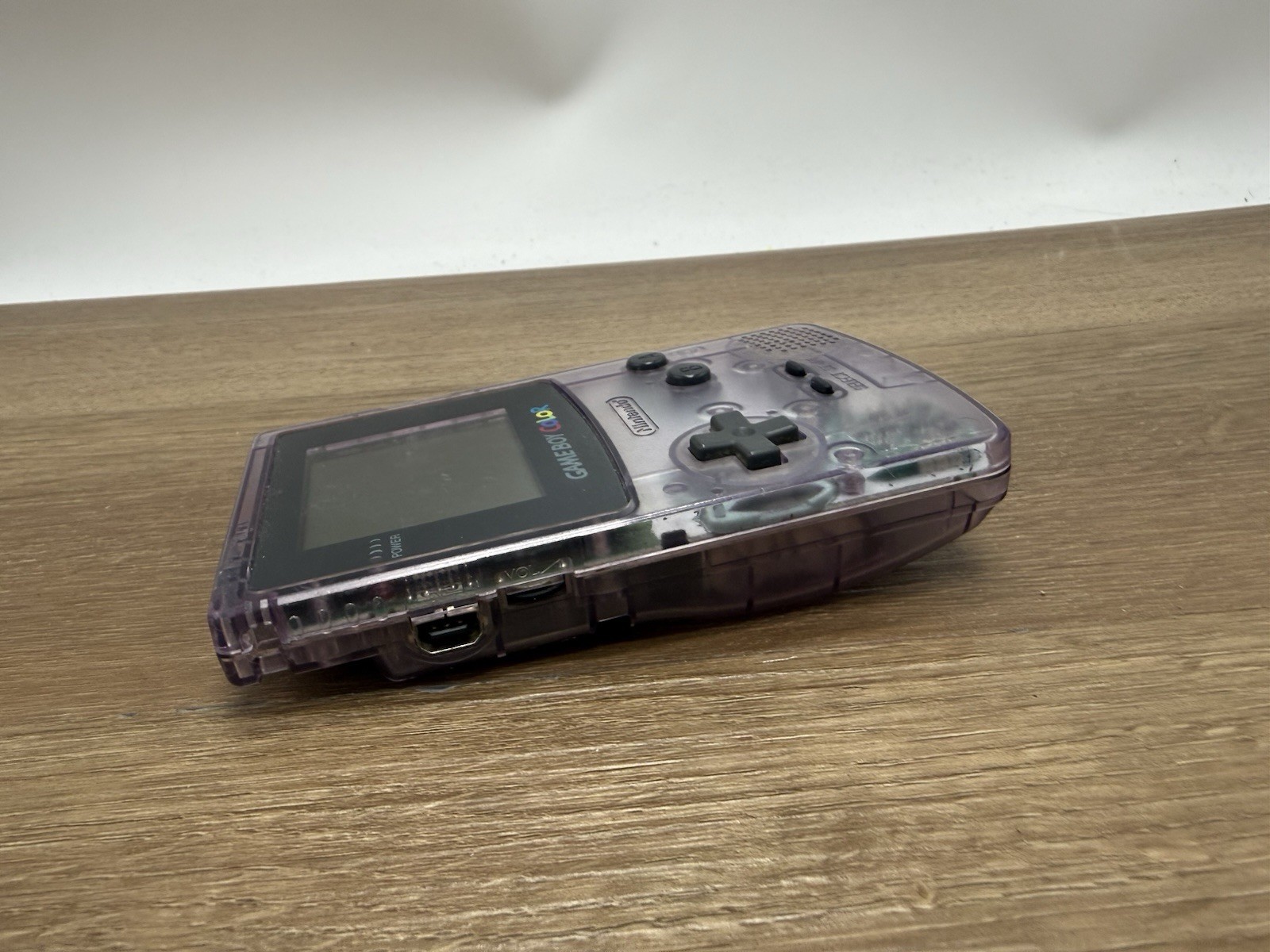 Nintendo Game Boy Color- Atomic Purple – Bundle w/ 7 Games *NO SOUND*