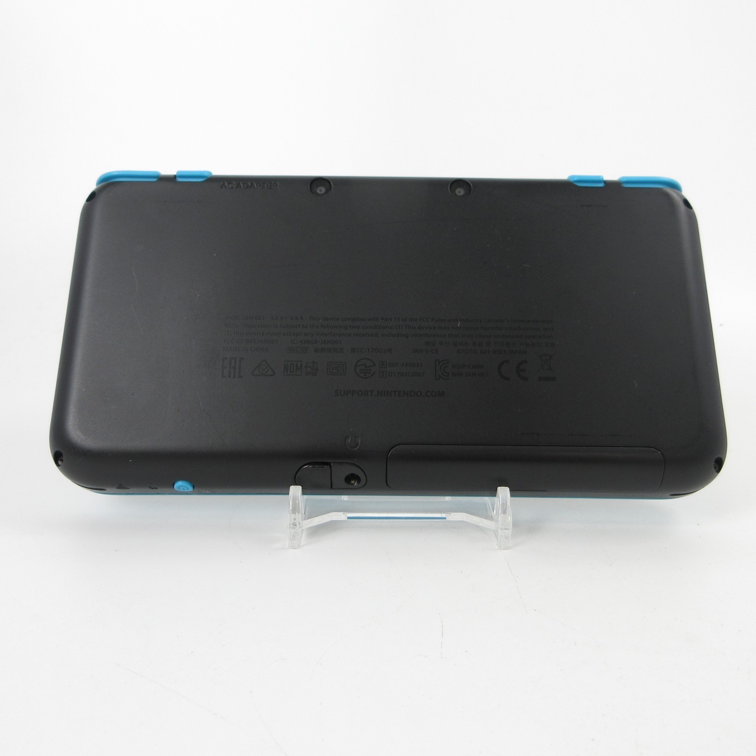 【Near Mint】Nintendo New 2DS LL XL Black x Turquoise Console ONLY Japan Ver. #DEN