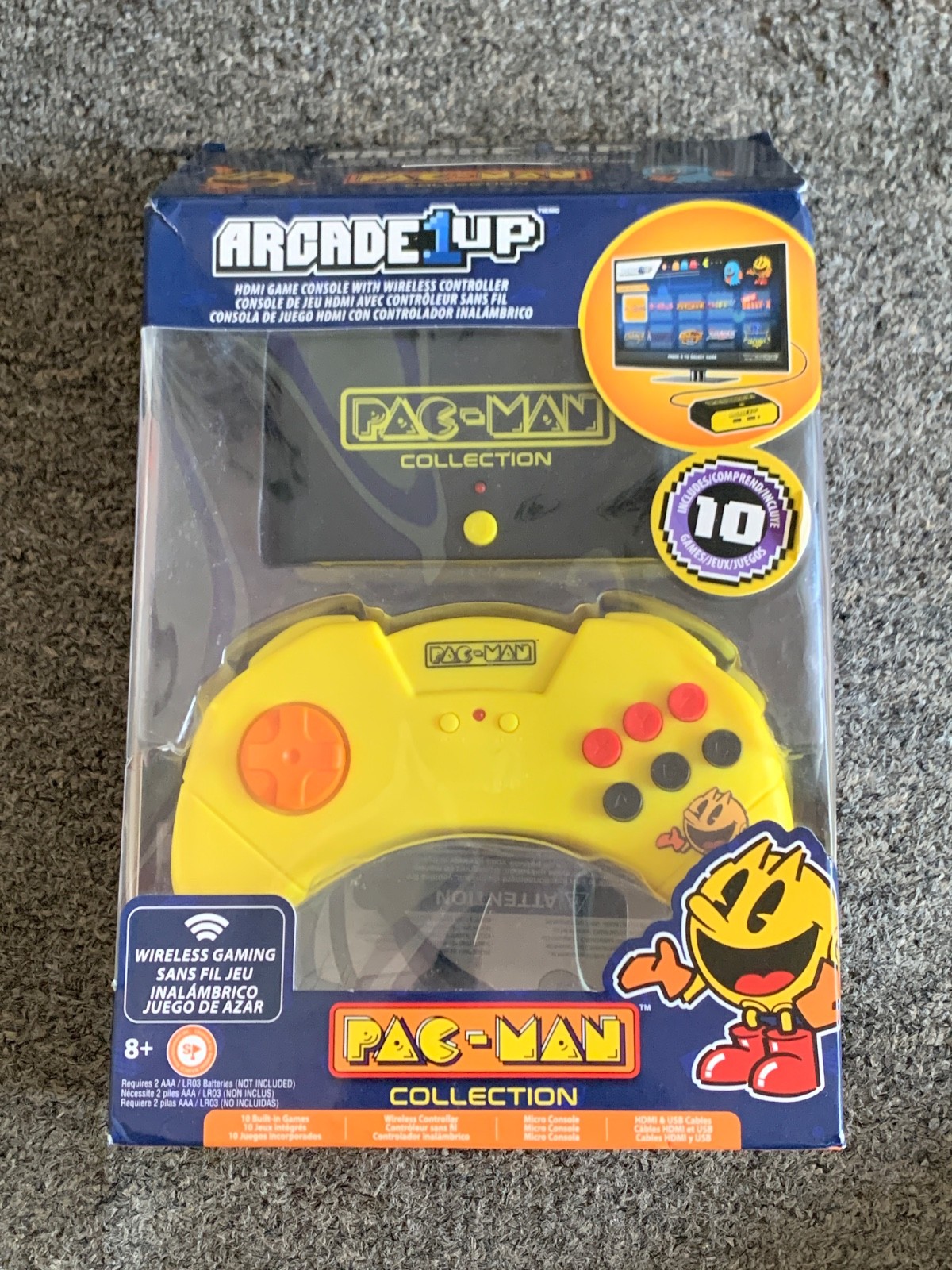 Arcade 1up Pac-Man Collection 8093 USED with box good condition
