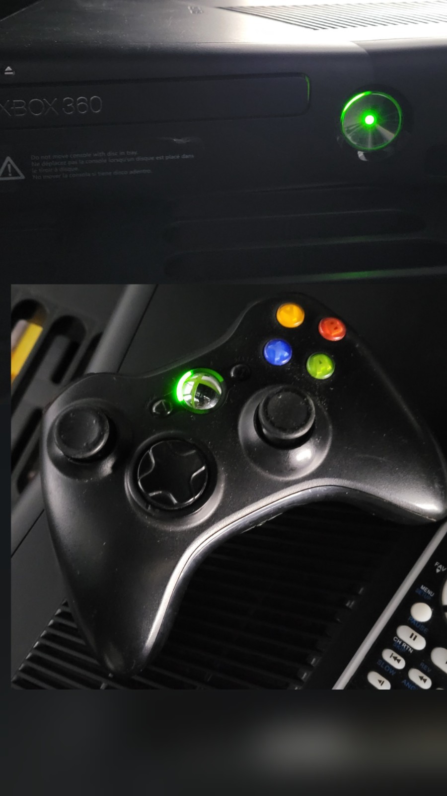 Xbox 360 Slim Console Bundle 15 Games Box Controller Fifa World Cup Model 1439