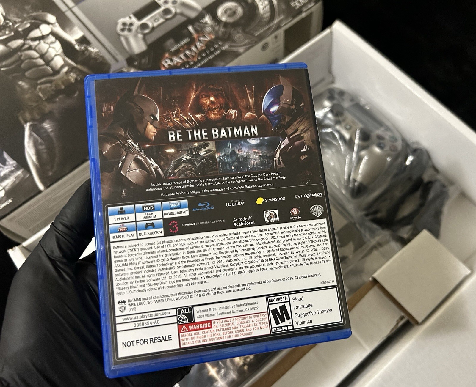 ULTRA RARE SONY PS4 BATMAN ARKHAM KNIGHT LIMITED EDITION STORE KIOSK CONSOLE SET