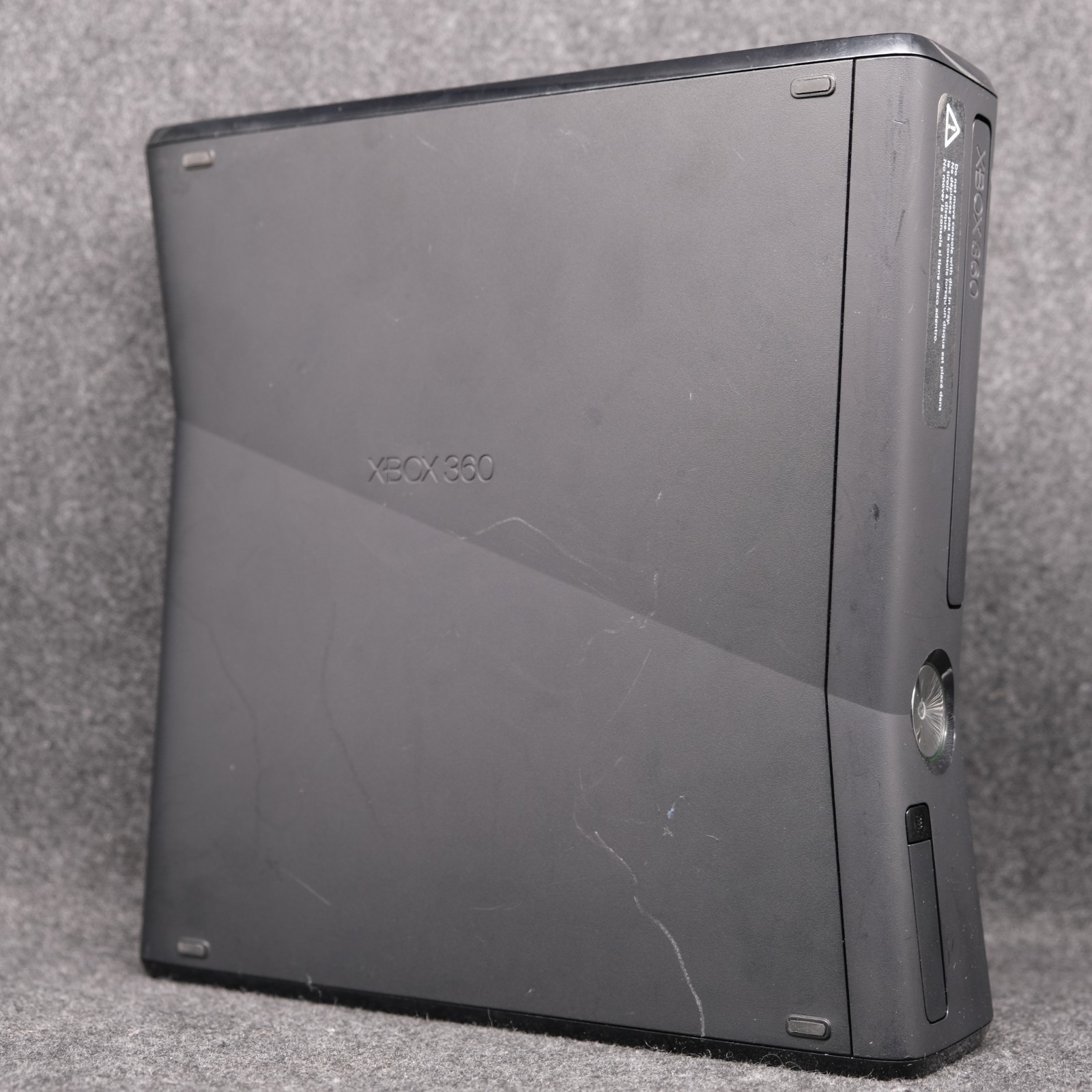 Xbox 360 S Black 4GB Console – Authentic Acceptable Condition *Broken Latch*