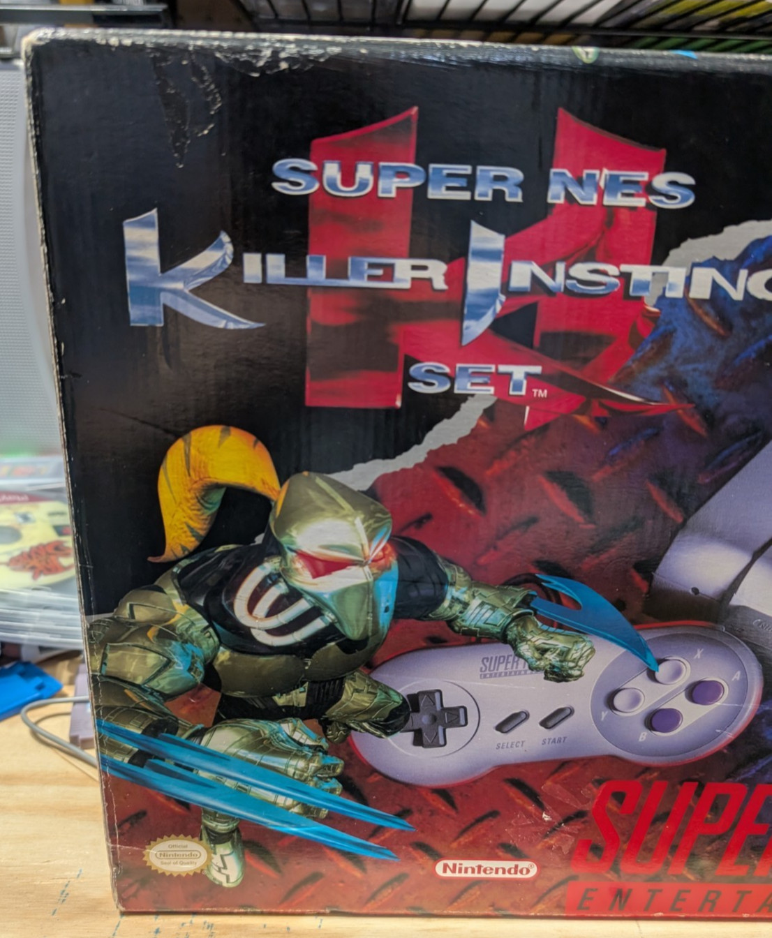 Super Nintendo (SNES) Killer Instinct Console Set – CIB IN BOX Matching Serial